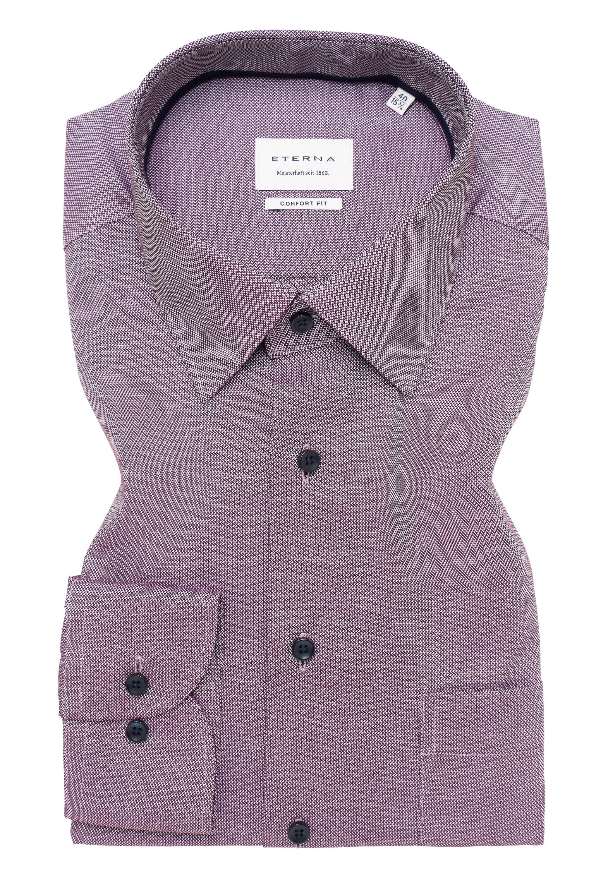Eterna Langarmhemd »COMFORT FIT«, NON IRON (bügelfrei)