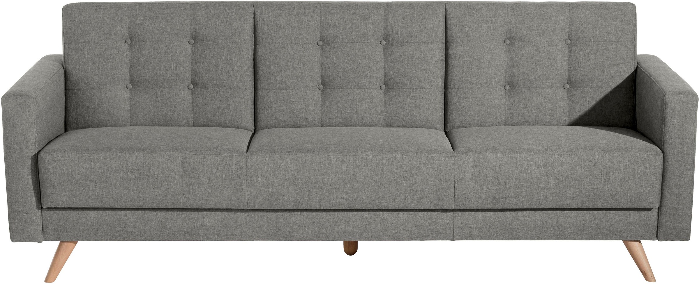 Max Winzer® 3-Sitzer »Julius Kippcouch mit komfortablem Federkern, klassisch und modern«, Schlafsofa, inklusive Bettfunktion & Bettkasten, Breite 224 cm