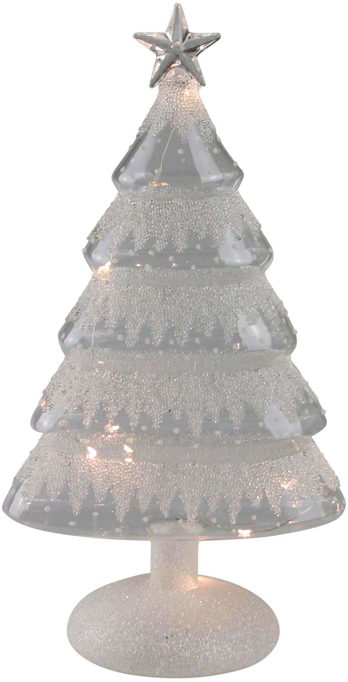 Am Design LED Baum 1 Stk. Warmweiß Weihnachtsdeko in weiß, Größe Höhe: 27 cm