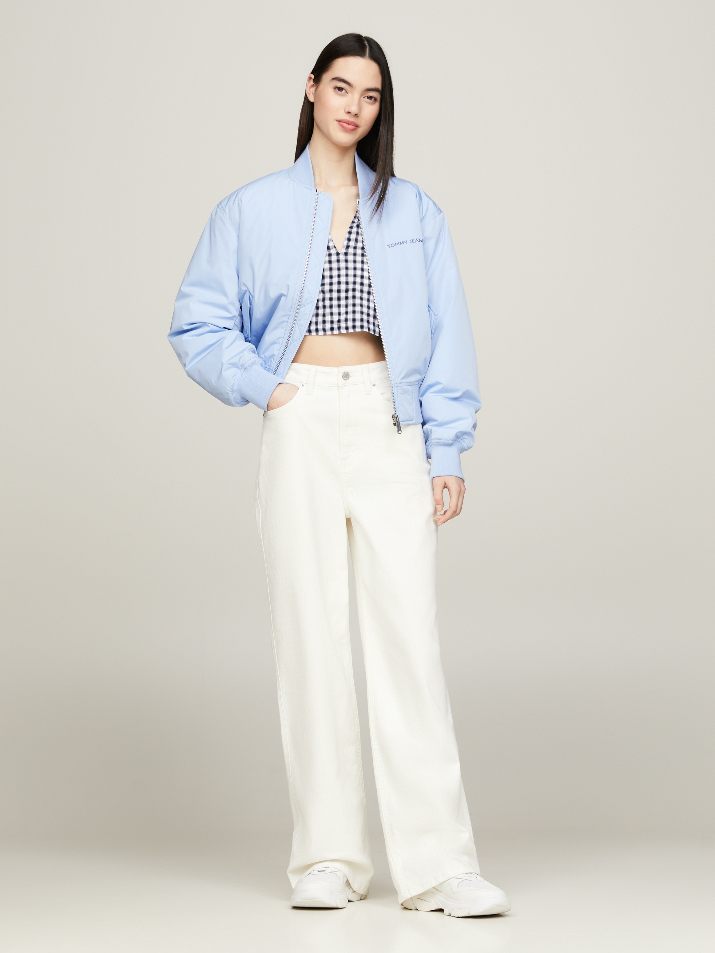 Tommy Jeans Weite Jeans »Claire High Rise Wide«, mit Tommy Jeans Logo-Flag