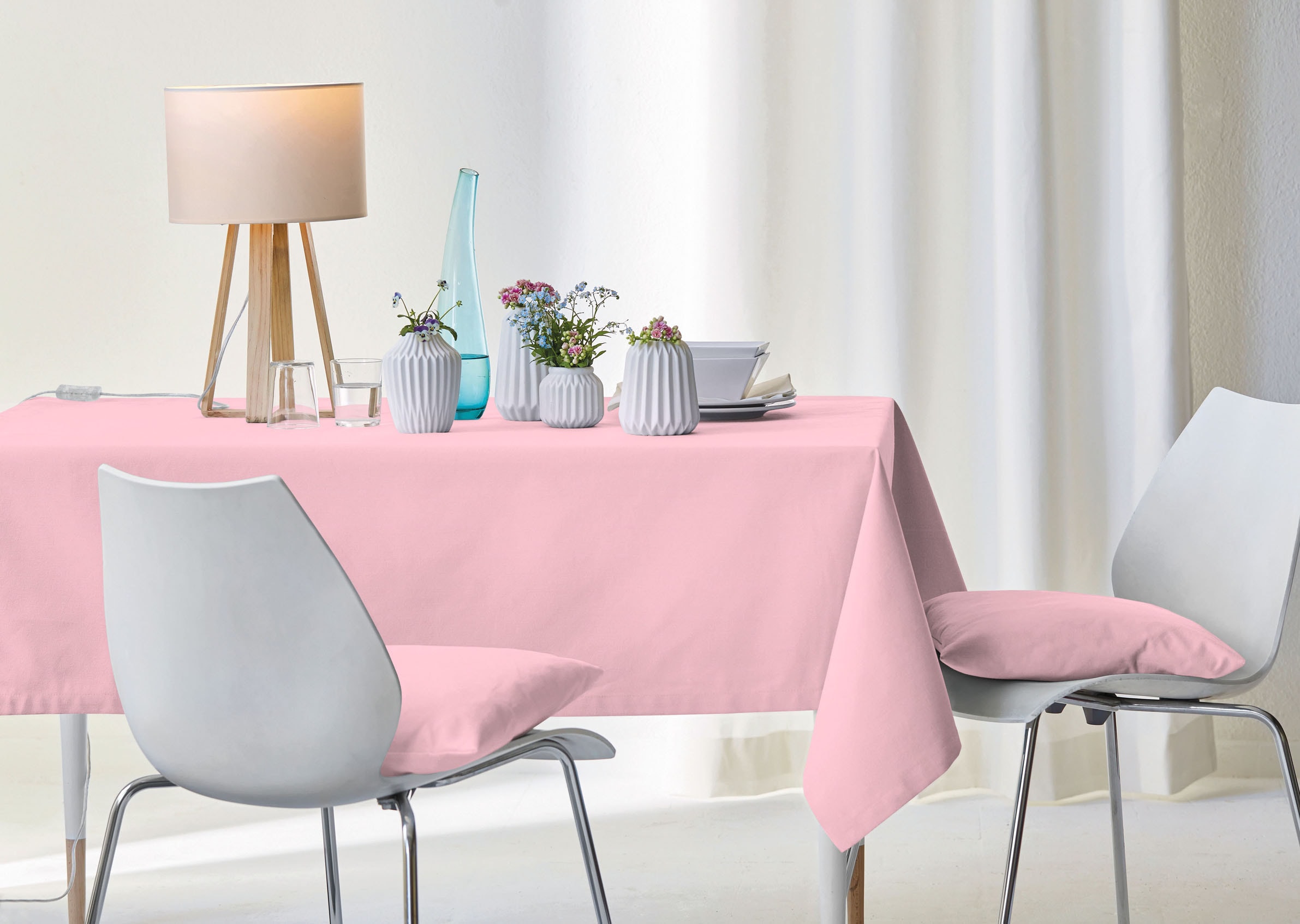 APELT Tischdecke »4362 Rips - UNI« Wasser- und Schmutzabweisend