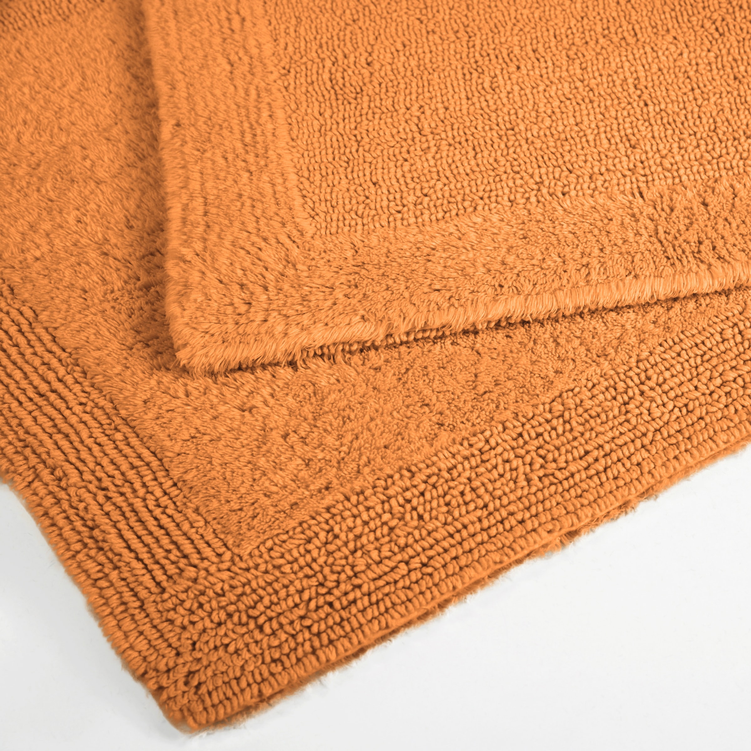 my home Badematte »Kapra, Badvorleger, Badezimmer Teppich«, beidseitig nutzbar-fußbodenheizungsgeeignet-strapazierfähig, mit Bordüre, Badteppich, Badematte, Baumwolle