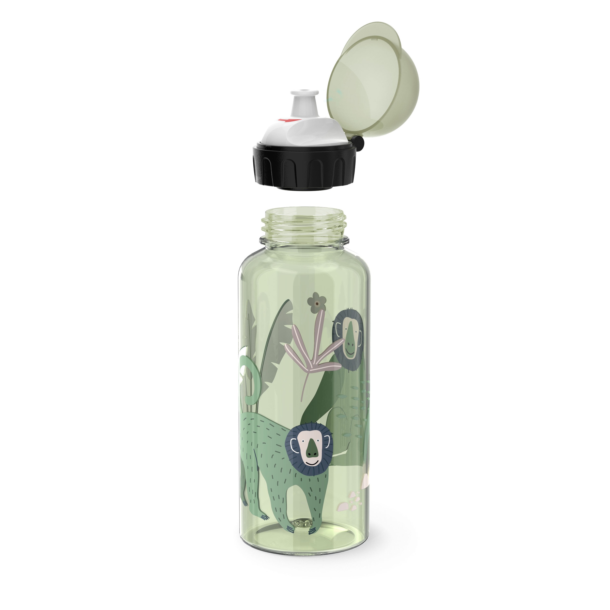 Emsa Trinkflasche »Kids« 100 % dicht, leicht, 0,6 L, Dreh-Trinkverschluss, transparent