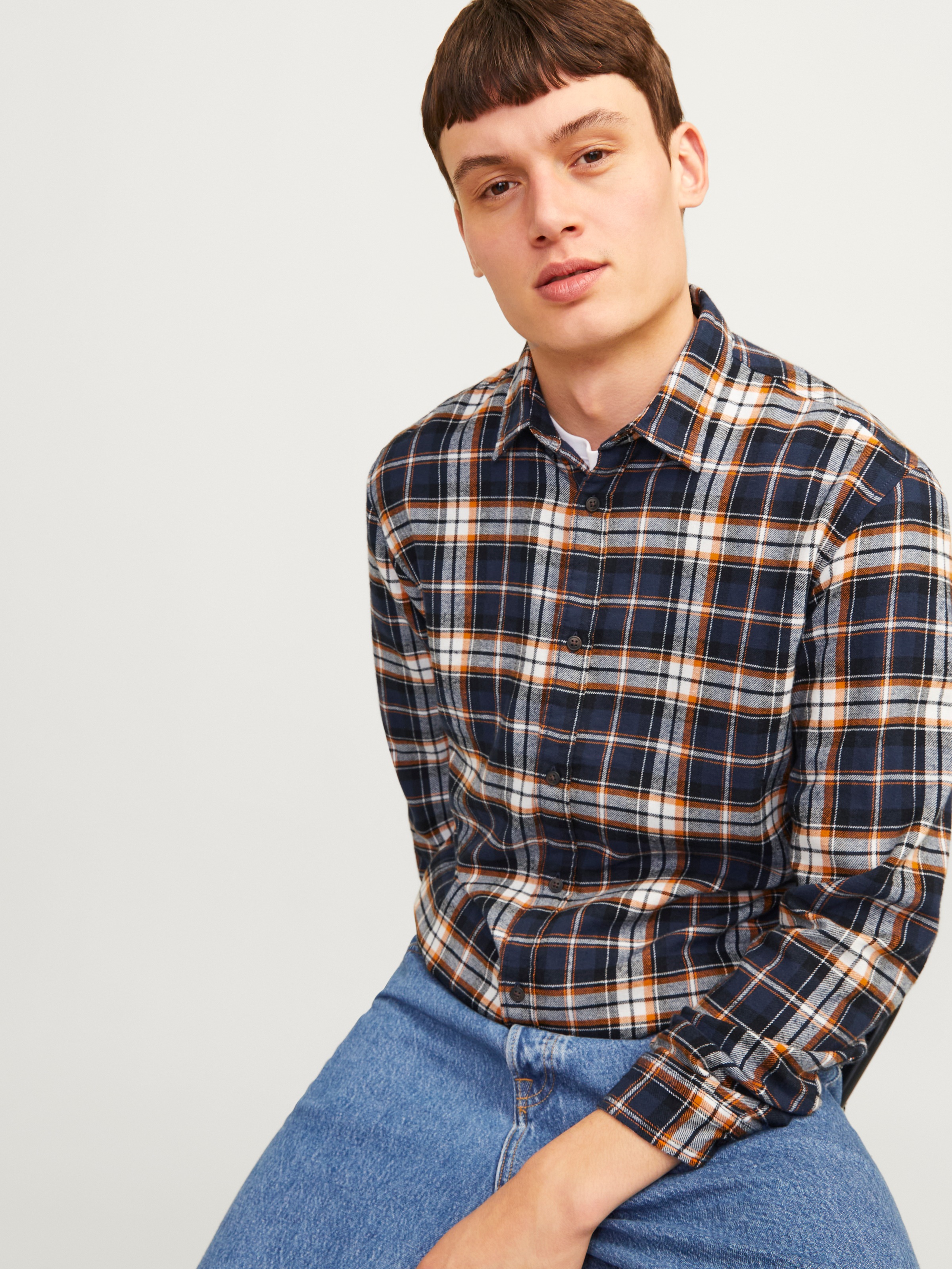 Jack & Jones Langarmhemd »JJJOSHUA FALL FLANNEL SHIRT LS«