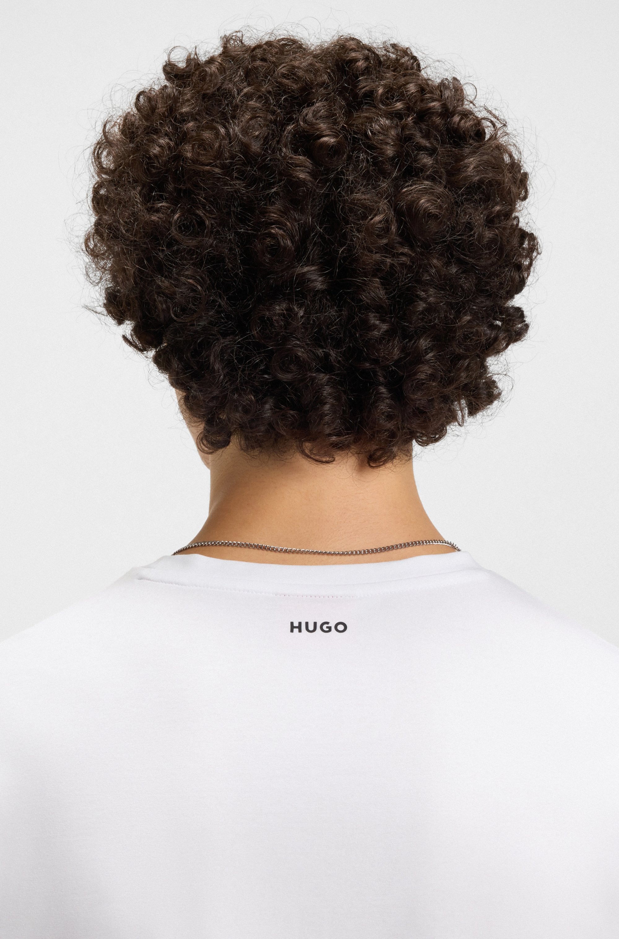 HUGO T-Shirt »HUGO-Round« Packung, 2er,  Rundhalsausschnitt, Slim-Fit, HUGO Logo-Druck