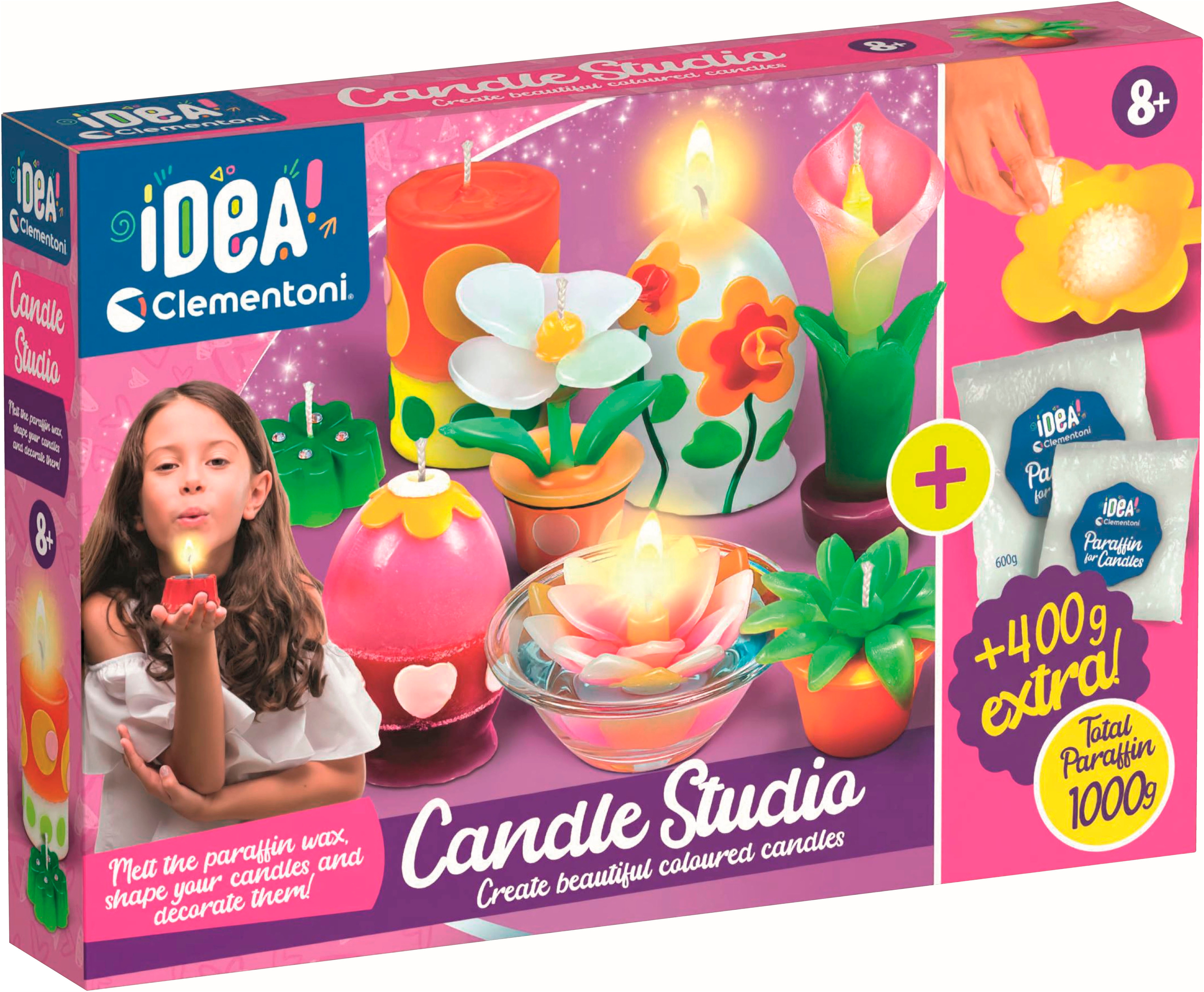 Clementoni Kreativset »Idea, Mein Kerzen-Atelier und Nachfüllpack« Made in Europe