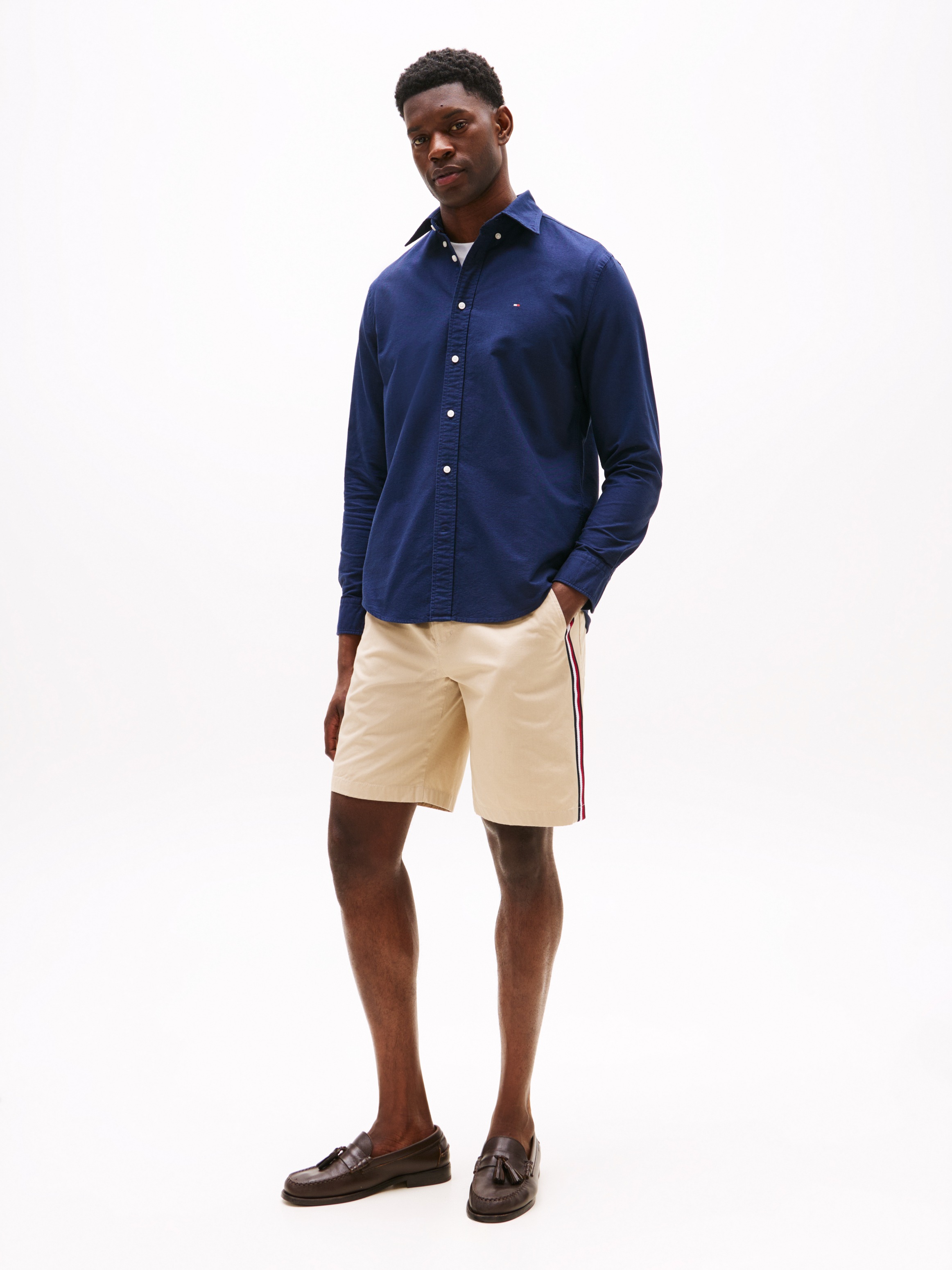 Tommy Hilfiger Langarmhemd »SOLID HERITAGE OXFORD RF SHIRT«