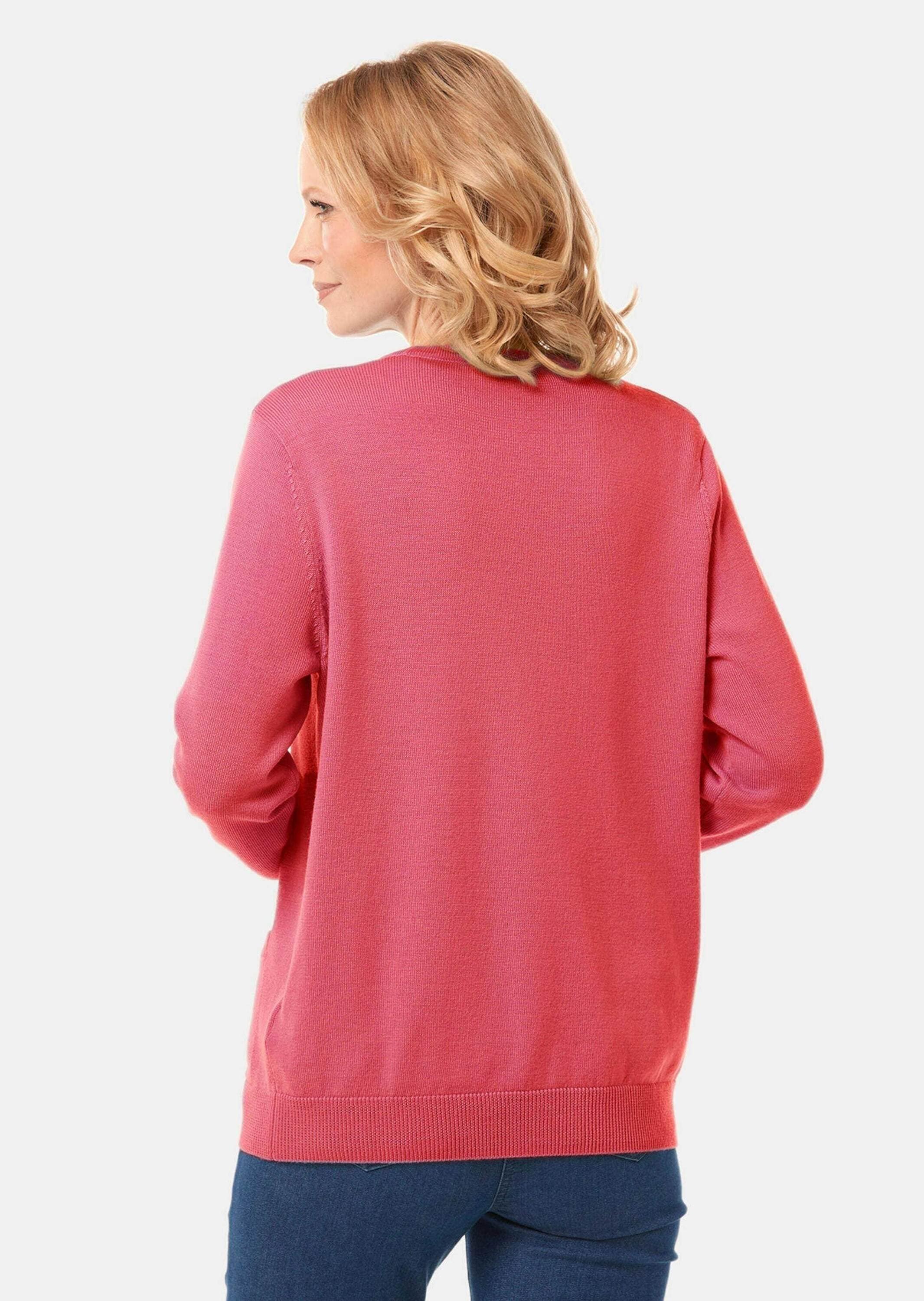 GOLDNER Strickjacke »Uni Merino-Cardigan Langarm«