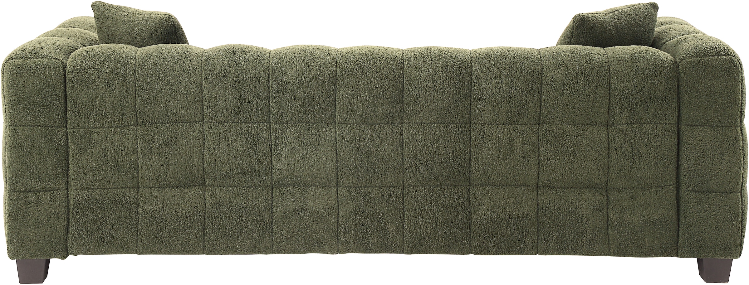 ATLANTIC home collection 3-Sitzer »Stella«, inkl. 2 Zierkissen und mit modernem Teddy Stoff