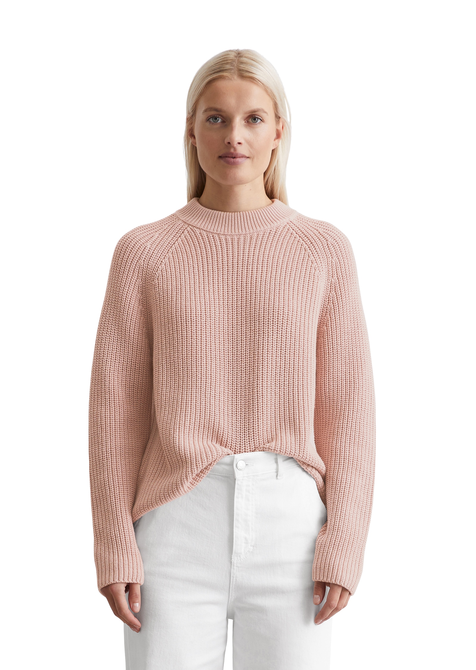 Marc O'Polo Strickpullover, im klassisch-eleganten Halbpatentmuster designt