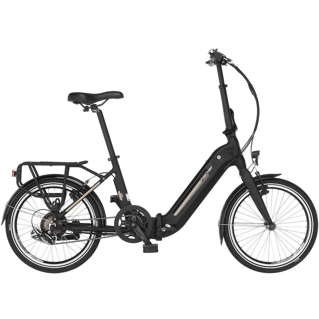 FISCHER Fahrrad E-Bike »E-Faltrad AGILO«, 7 Gang, (mit Akku-Ladegerät-mit Werkzeug)