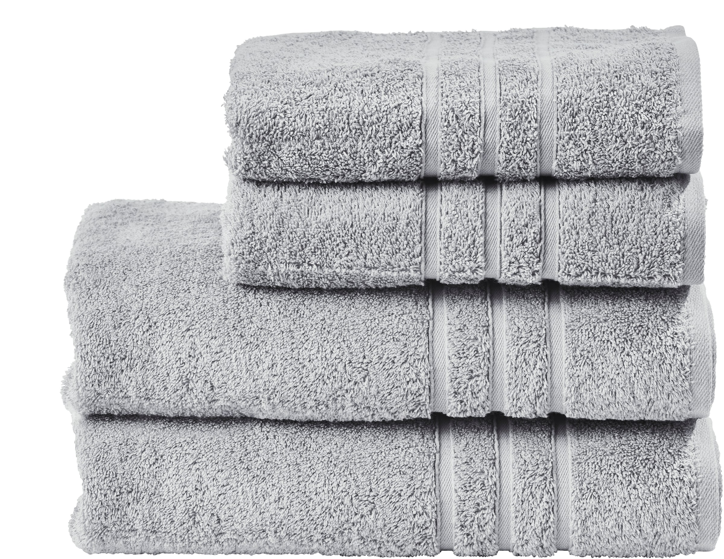done.® Handtuch Set »Daily Uni« 2x Gästehandtücher & 2x Handtücher, Uni-Farben