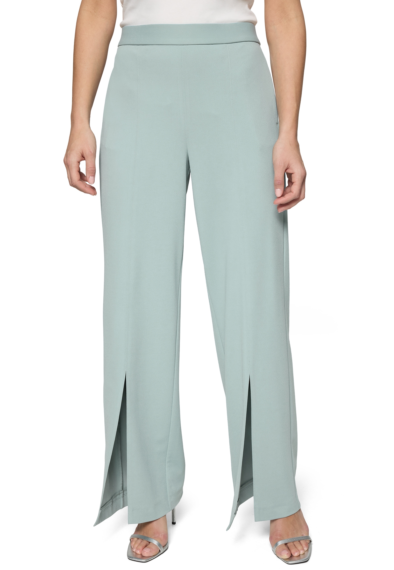 Zero Stoffhose »Stoffhose mit Schlitz vorn«