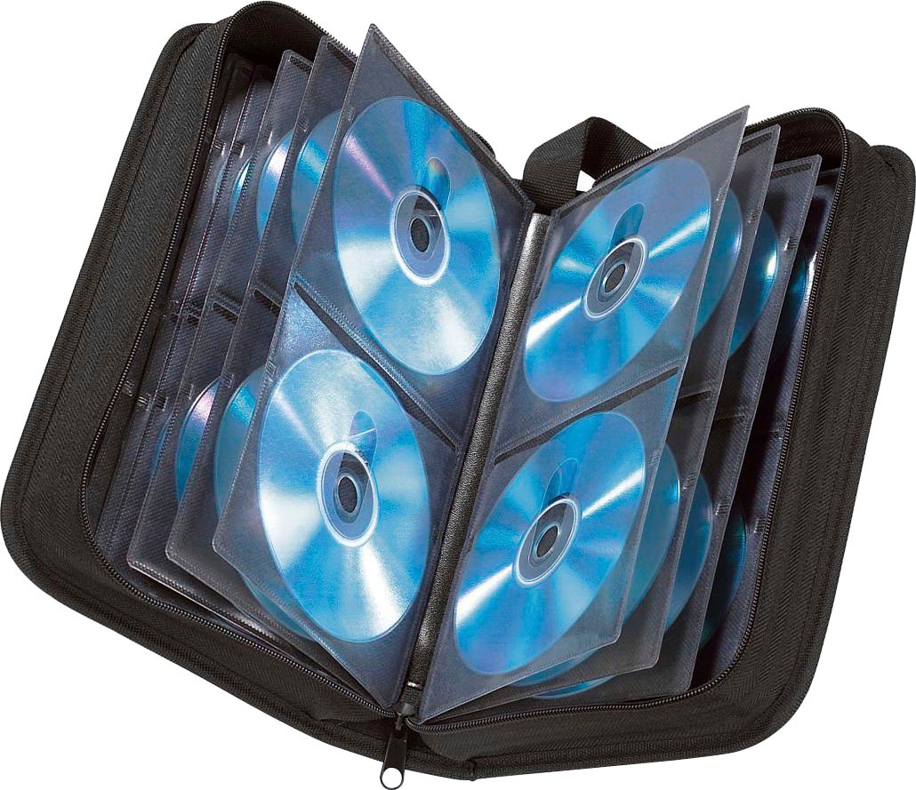 Hama DVD-Hülle »CD-/DVD-/Blu-ray-Tasche 80, Schwarz, Disc-Tasche Wallet«