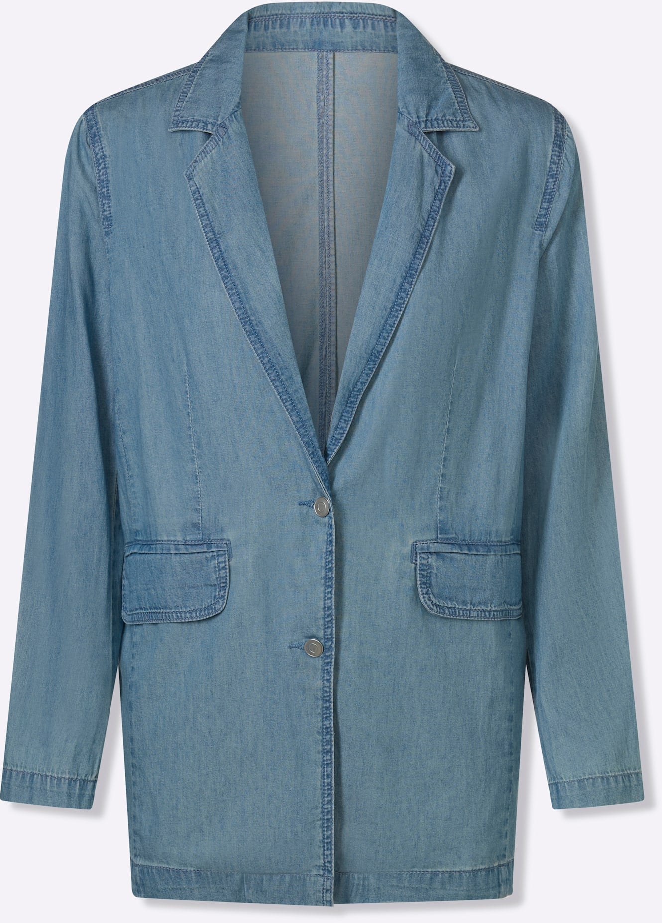Classic Basics Jeansjacke ohne Kapuze