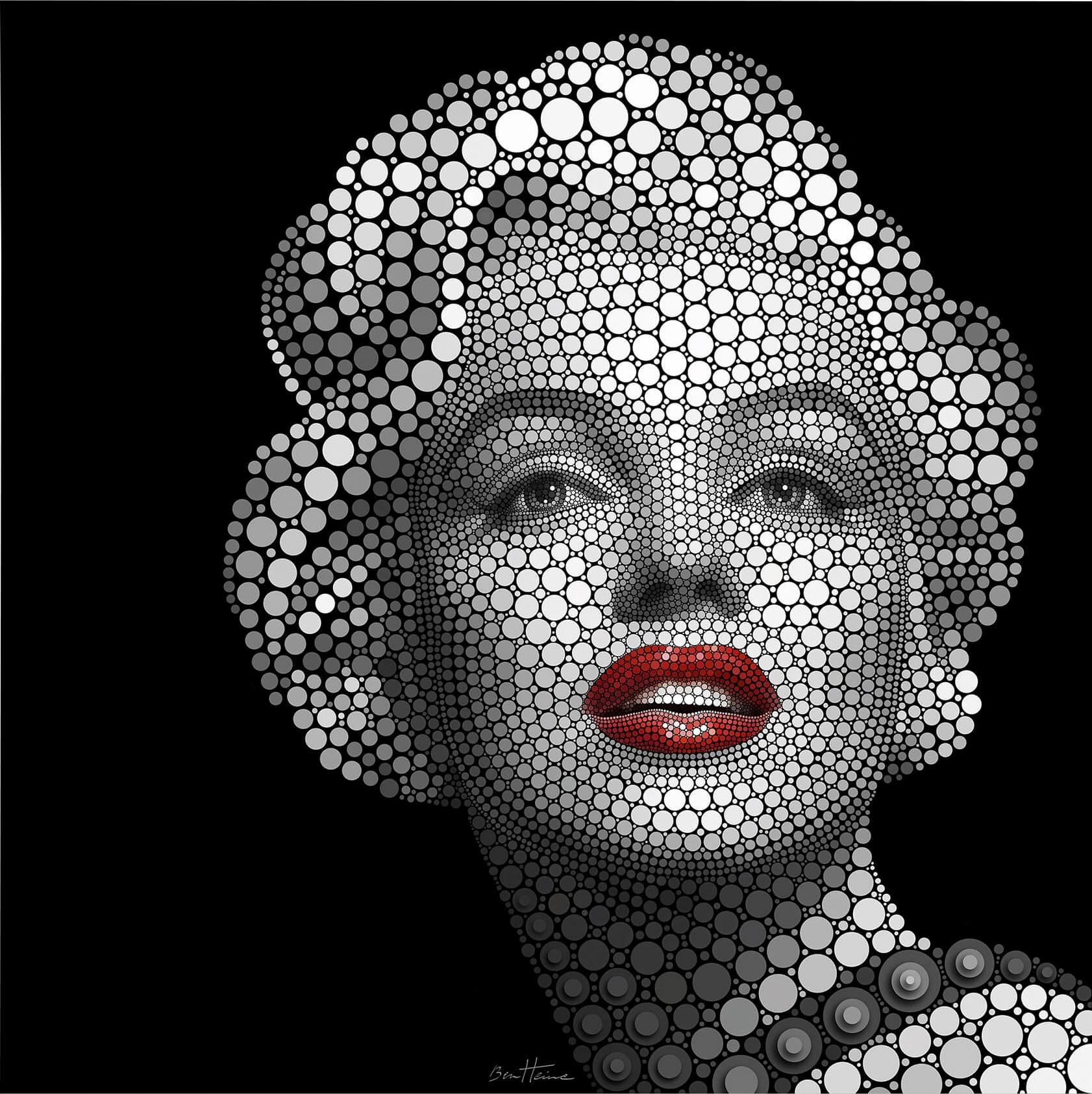 Wall-Art Poster »Circlism: Marilyn Monroe«, Poster, Wandbild, Bild, Wandposter