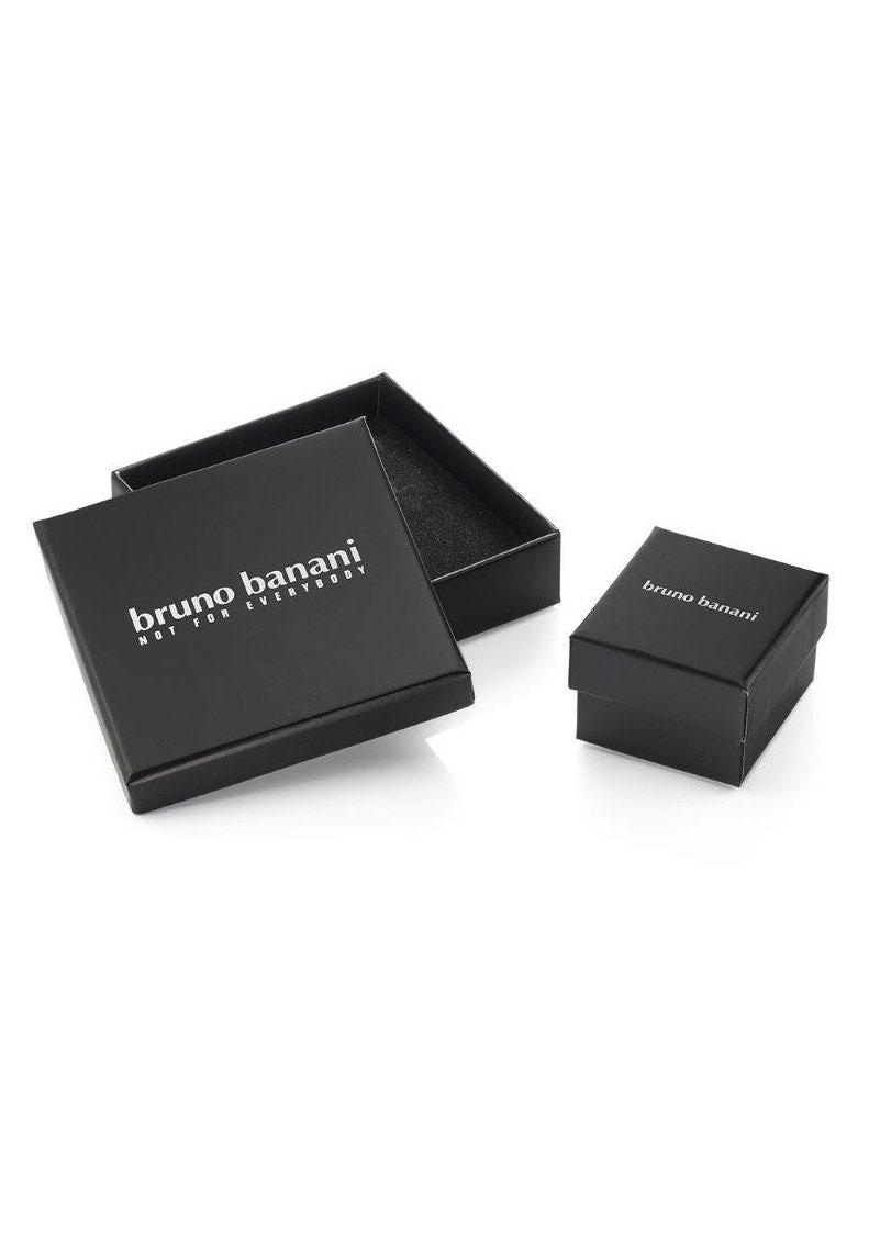 Bruno Banani Fingerring »Schmuck Geschenk Silber 925 Herrenring Siegelring Mäander Onyx«, mit Onyx