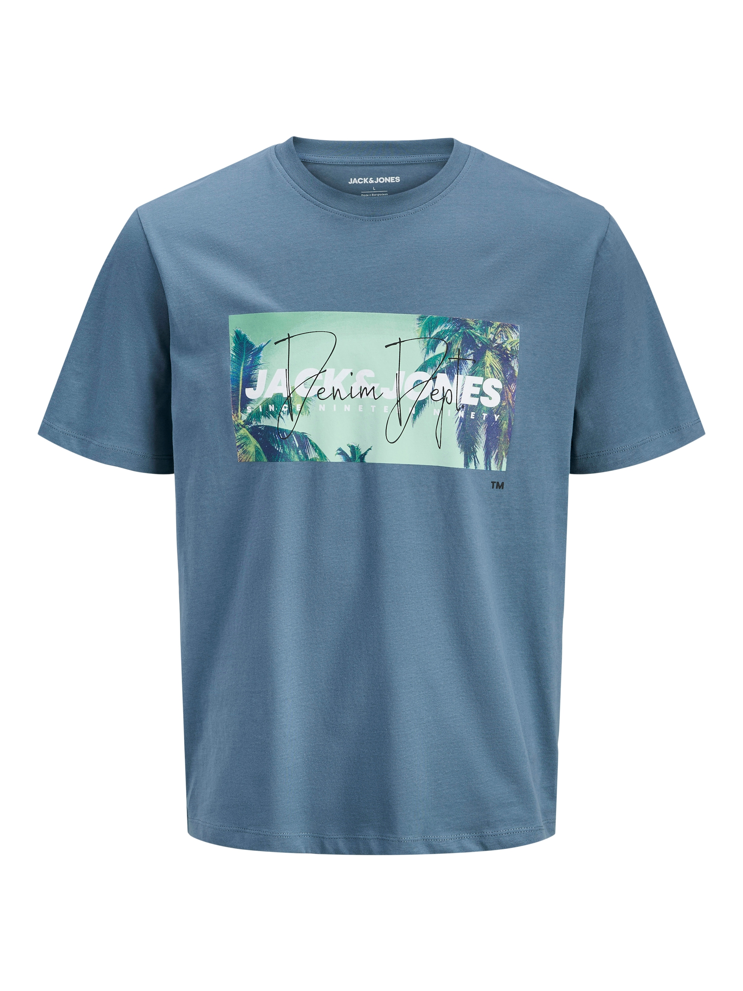 Jack & Jones Rundhalsshirt »JJINDIANA TEE SS CREW NECK«