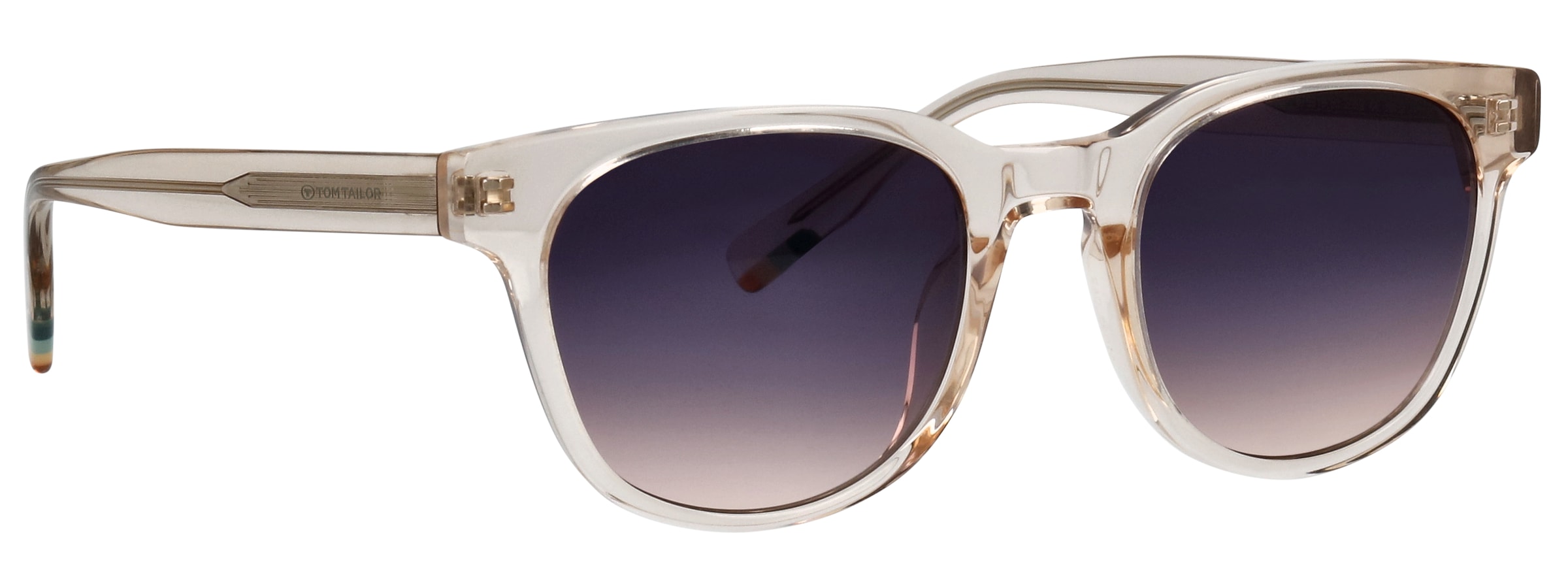 TOM TAILOR Sonnenbrille »Modell 676018« Form Karree/Soft, Logoschriftzug auf Bügel, Kunststofffassung