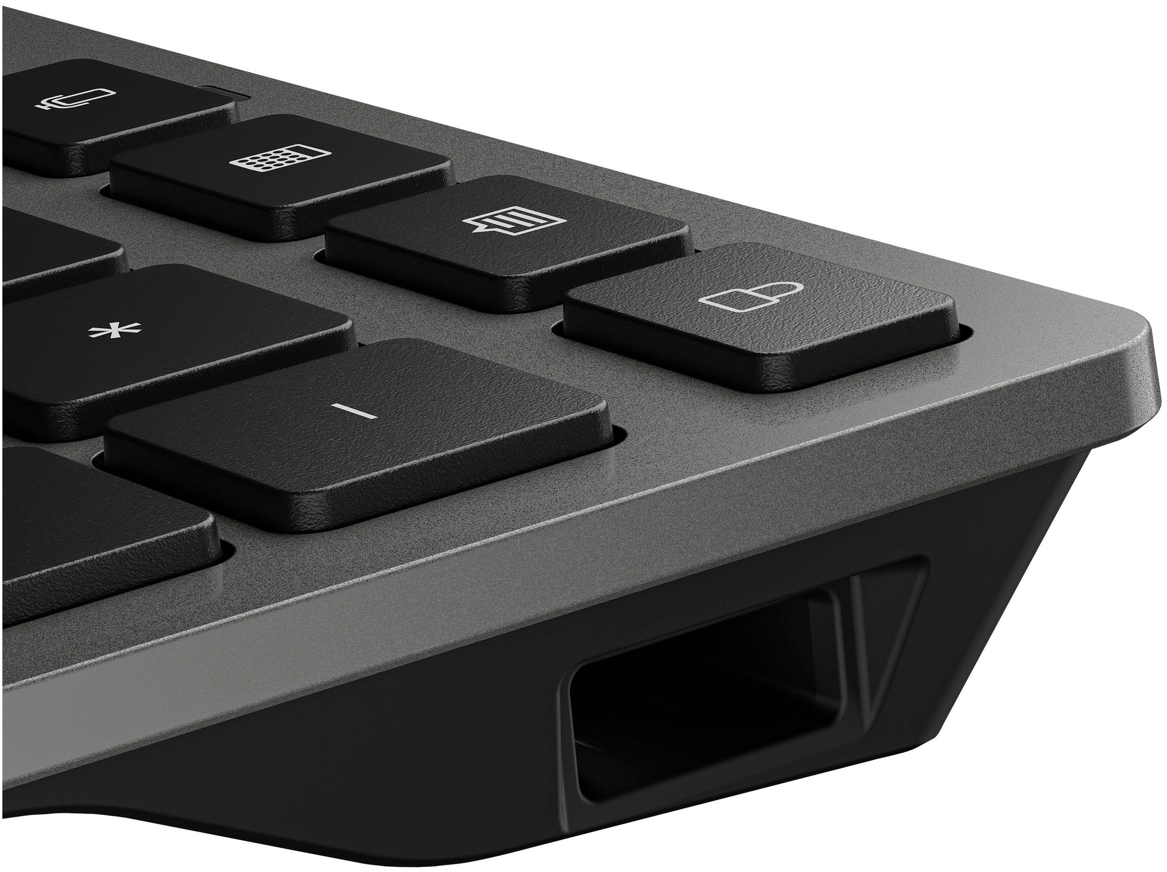 HP Wireless-Tastatur »720« (Fn-Tasten | USB-Anschluss | Ziffernblock | verstellbare Füße)