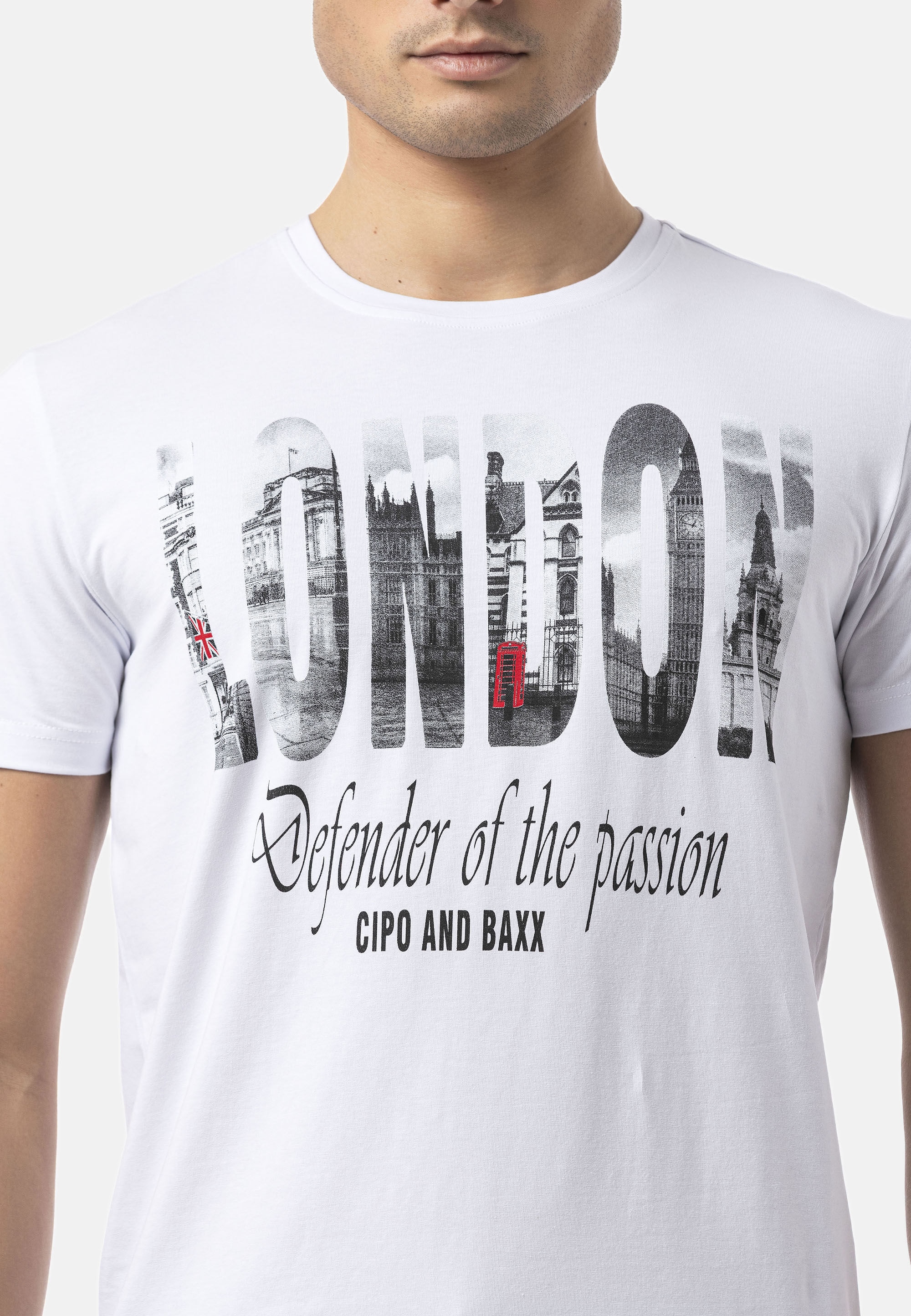 Cipo & Baxx T-Shirt »CT826« in Regular Fit