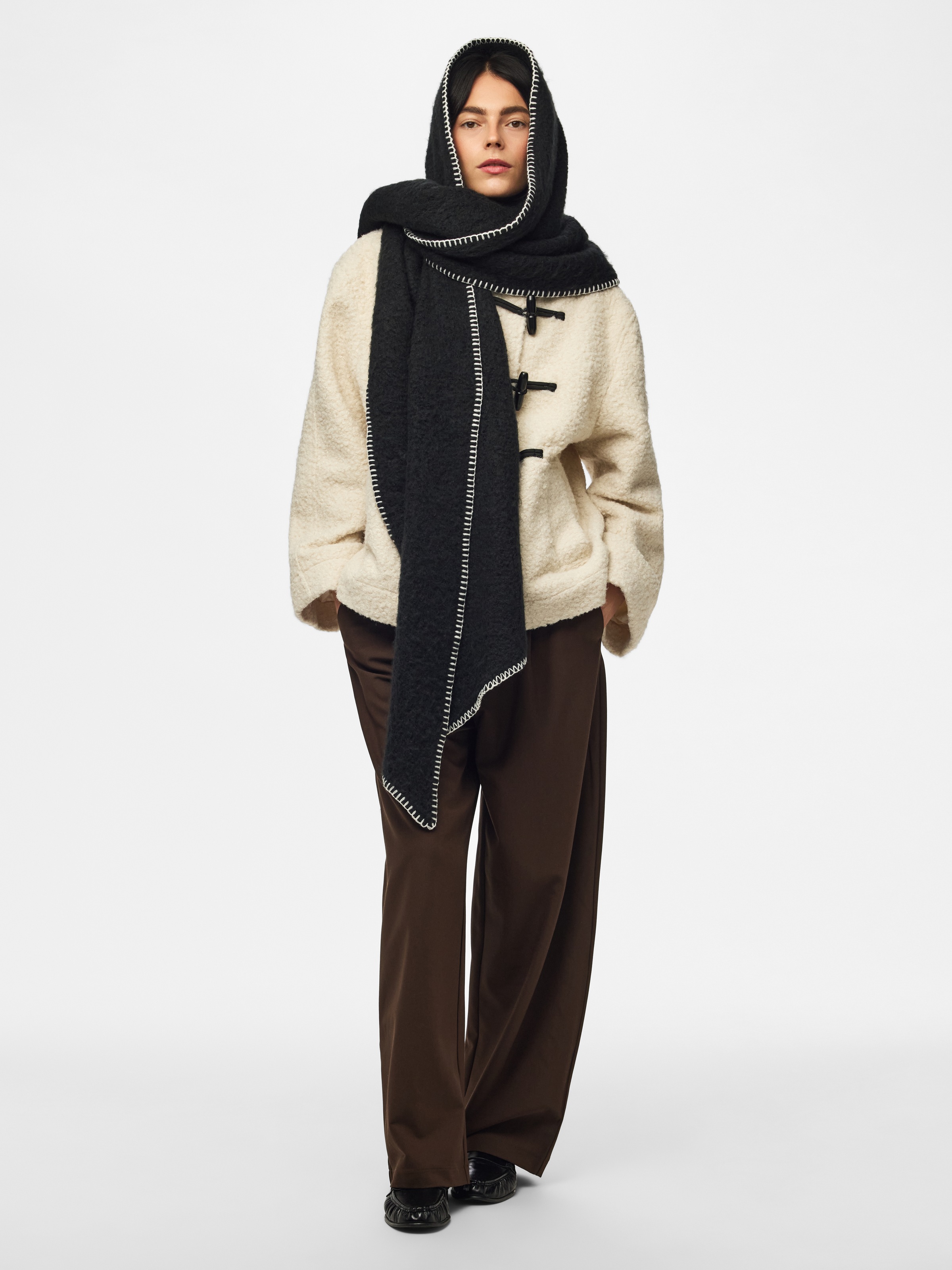 pieces Schal »PCPYRON LONG SCARF NOOS BC« Kunstfaser