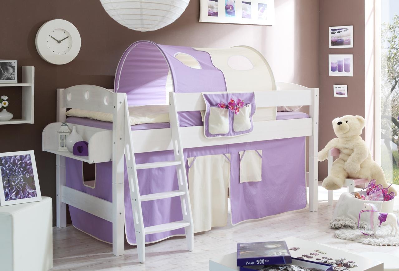 Ticaa Hochbett »Kenny«, mit Rollrost, Kiefer