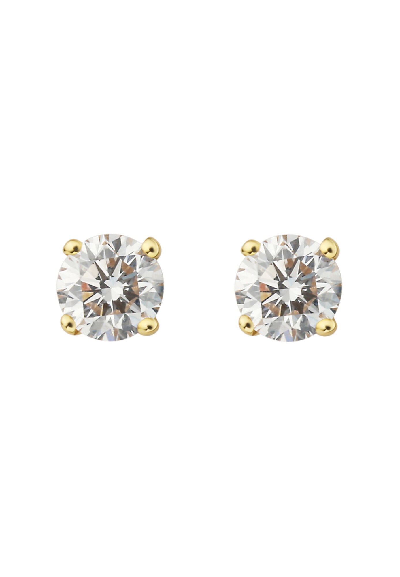 ONE ELEMENT Paar Ohrstecker »0.25 ct Diamant Brillant Ohrringe  Ohrstecker aus 585 Gelbgold«