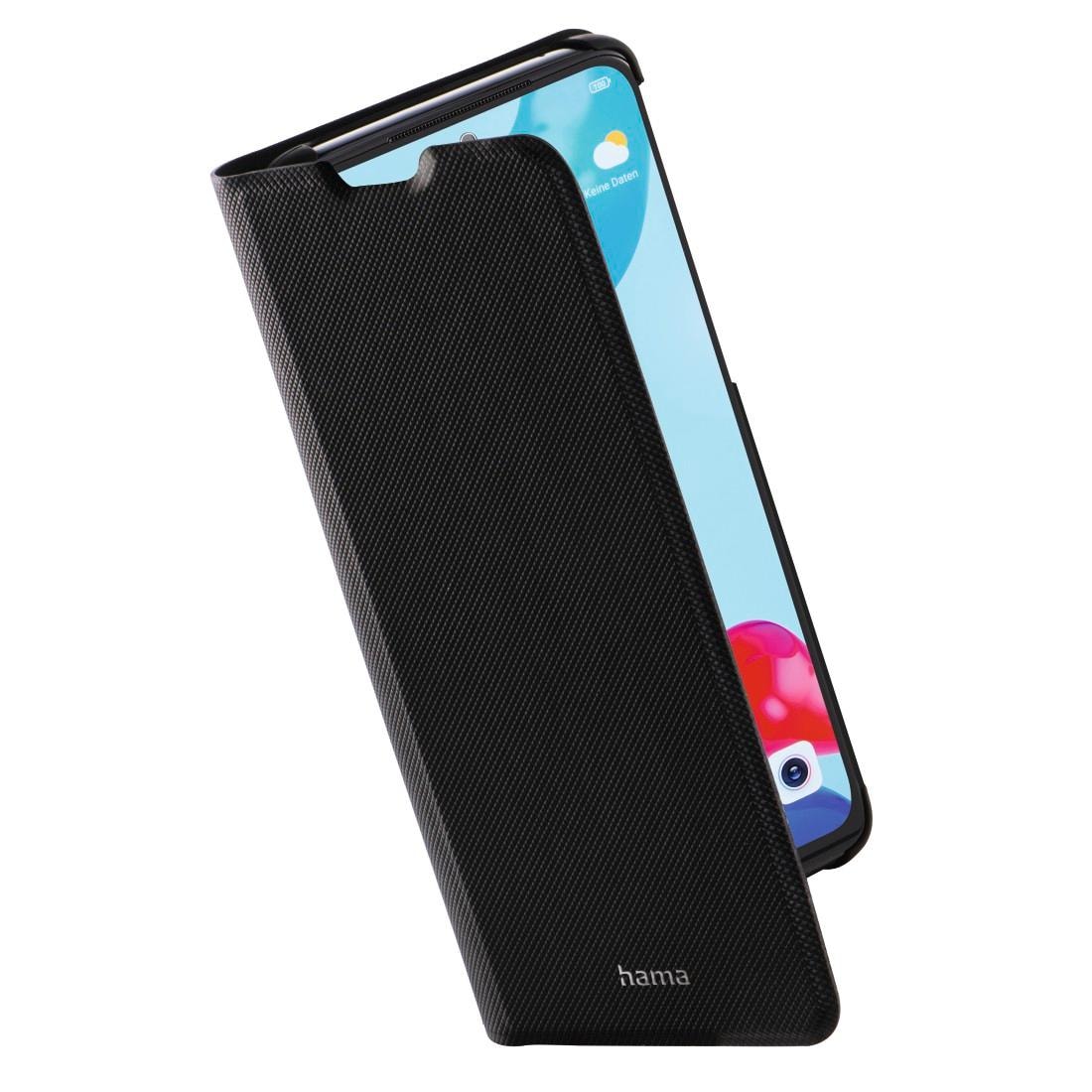 Hama Smartphone-Hülle »Booklet für Xiaomi Redmi Note 11, Xiaomi Redmi Note 11S, schwarz«, schlankes Design, Mit Standfunktion und Einsteckfächer