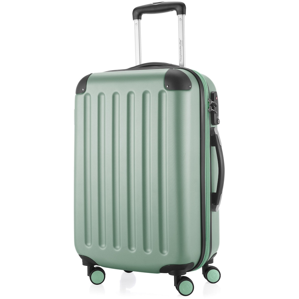 Hauptstadtkoffer Hartschalen-Trolley »Spree, 55 cm, mint«, 4 Rollen