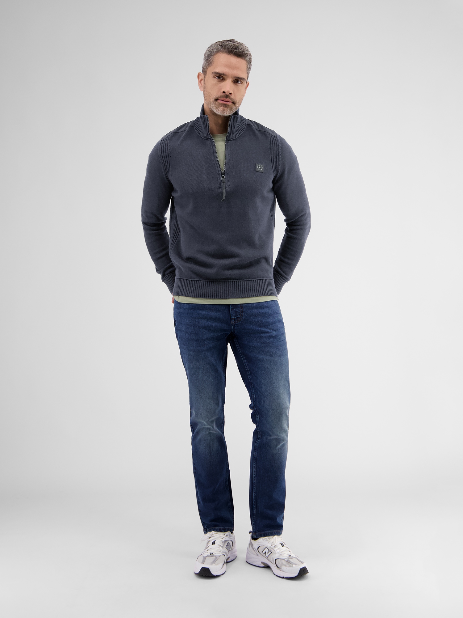 LERROS Strickpullover »LERROS Stricktroyer, unifarben«