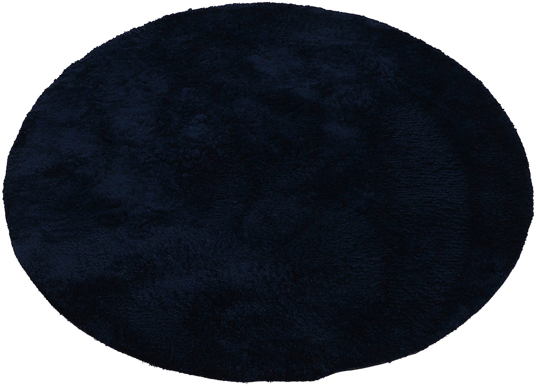 carpetfine Teppich »Silky«, rund, 20 mm Höhe, Shaggy, Langflor, uni, besonders weich, handarbeit