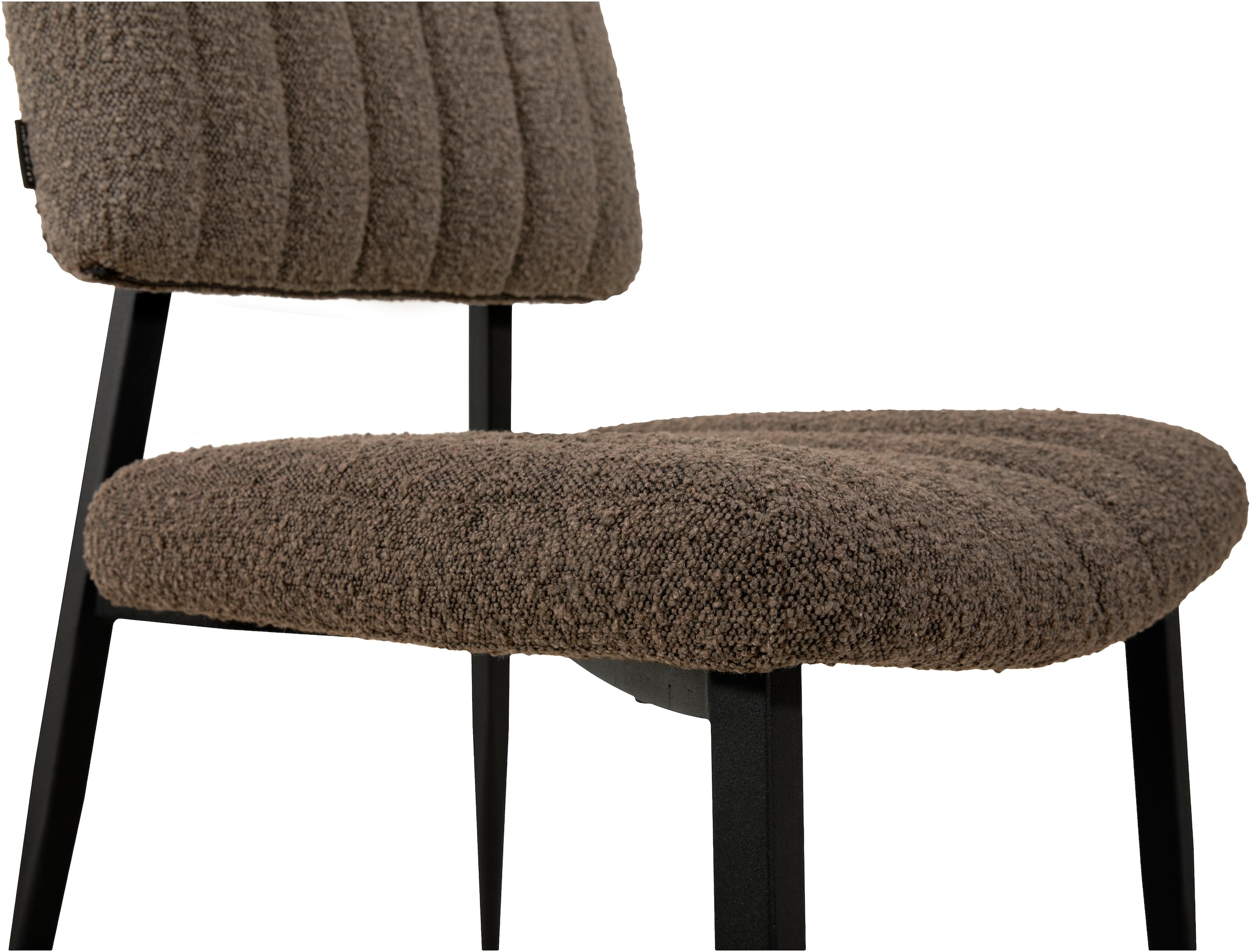 OMG Design Esszimmerstuhl »Dirk«, (Set), 1 St., Stoff, moderner Boucle Bezug, bequem gepolstert