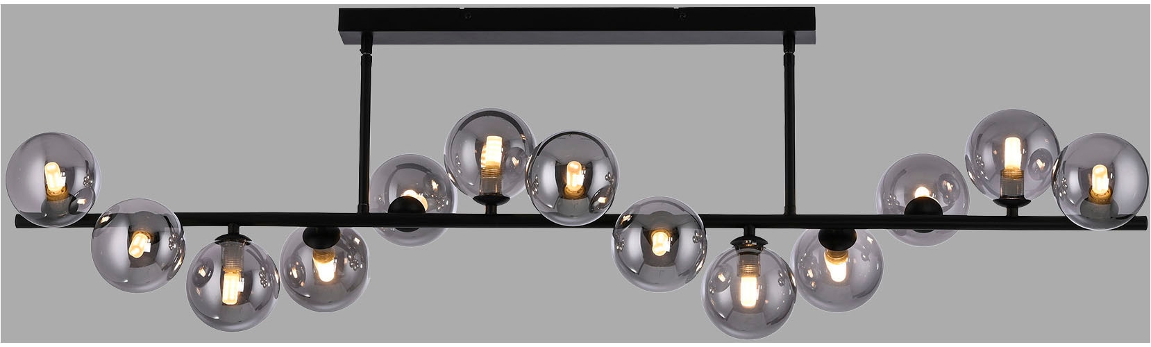 SCHÖNER WOHNEN-Kollektion LED Deckenleuchte »DUBAI« G9 1 Stk. Warmweiß SCHÖNER WOHNEN Kollektion, Rauchgläser