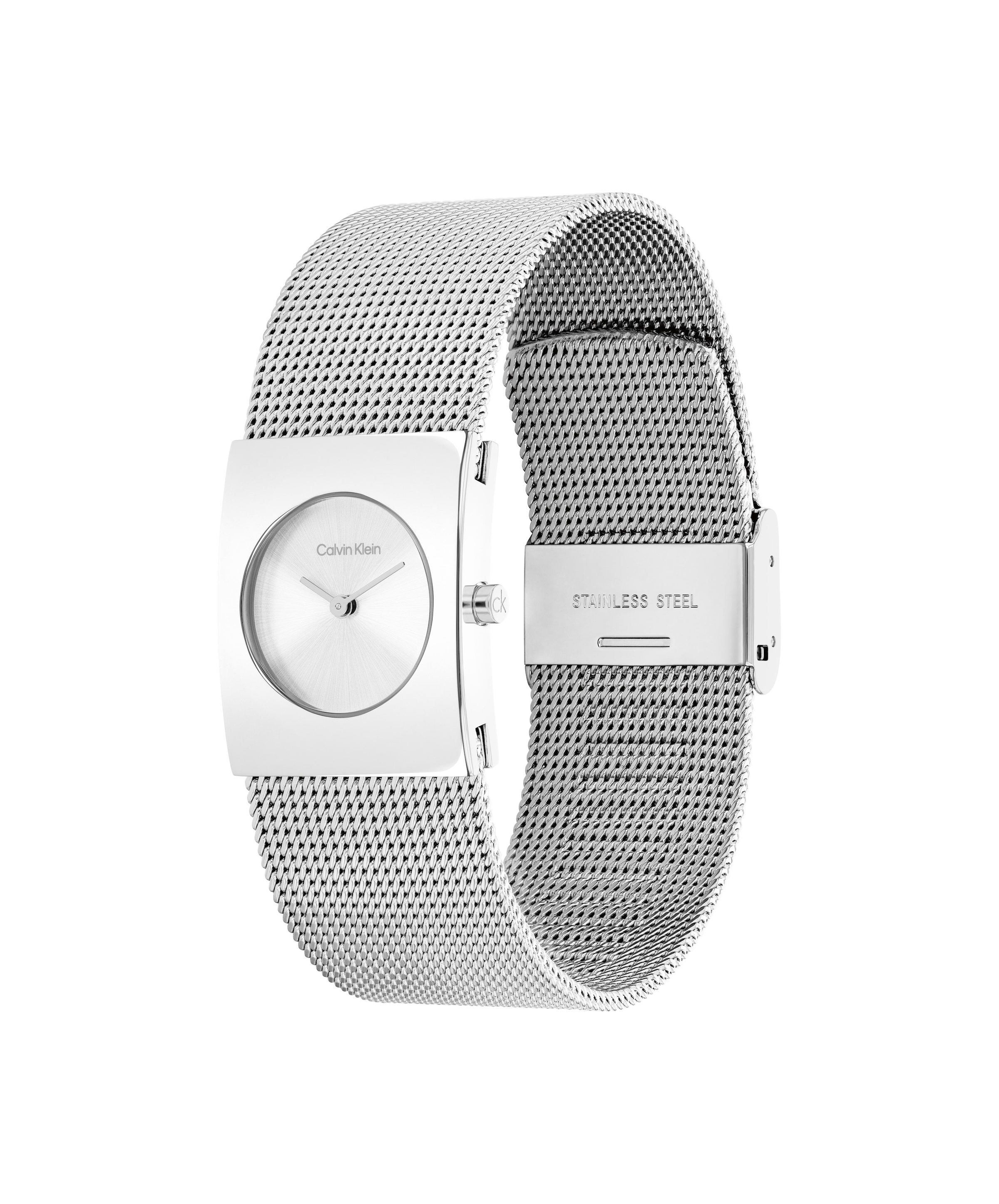 Calvin Klein Quarzuhr »CK PULSE 21 mm« Armbanduhr, Damenuhr, Edelstahlarmband, analog