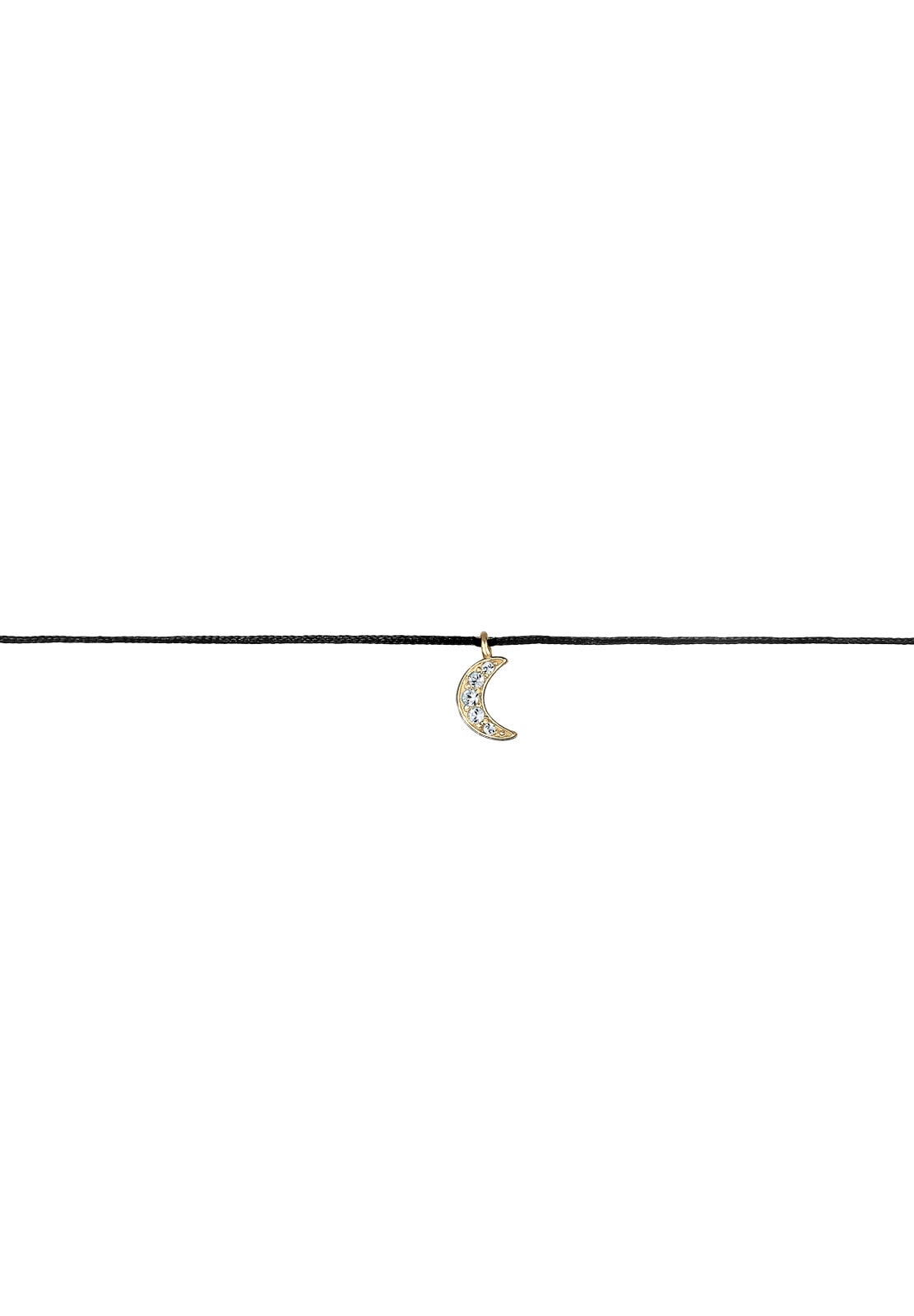 Elli Choker »Halskette Choker Halbmond Kristalle Silber«