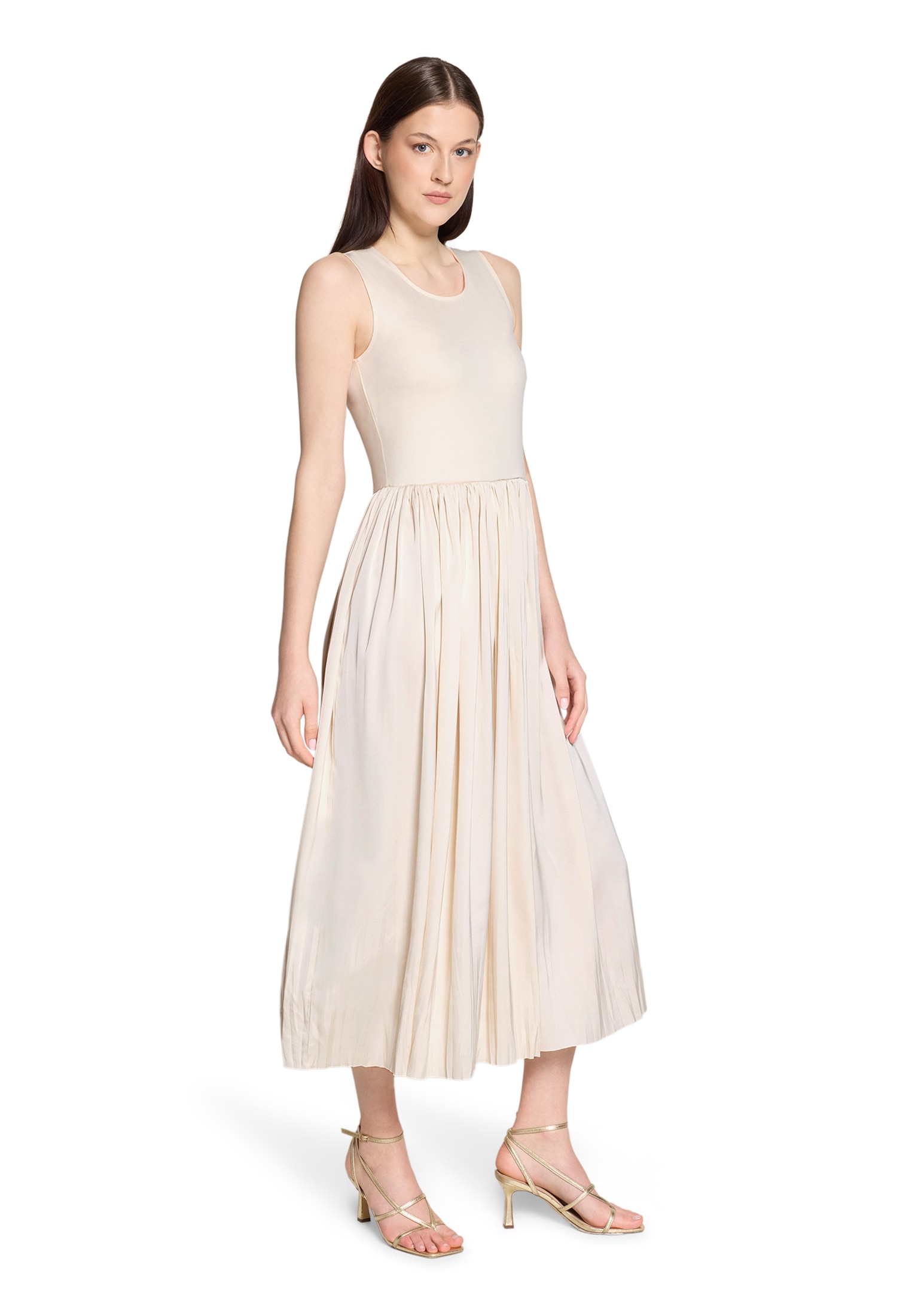 Vera Mont Jerseykleid »Basic-Kleid mit Plissee«