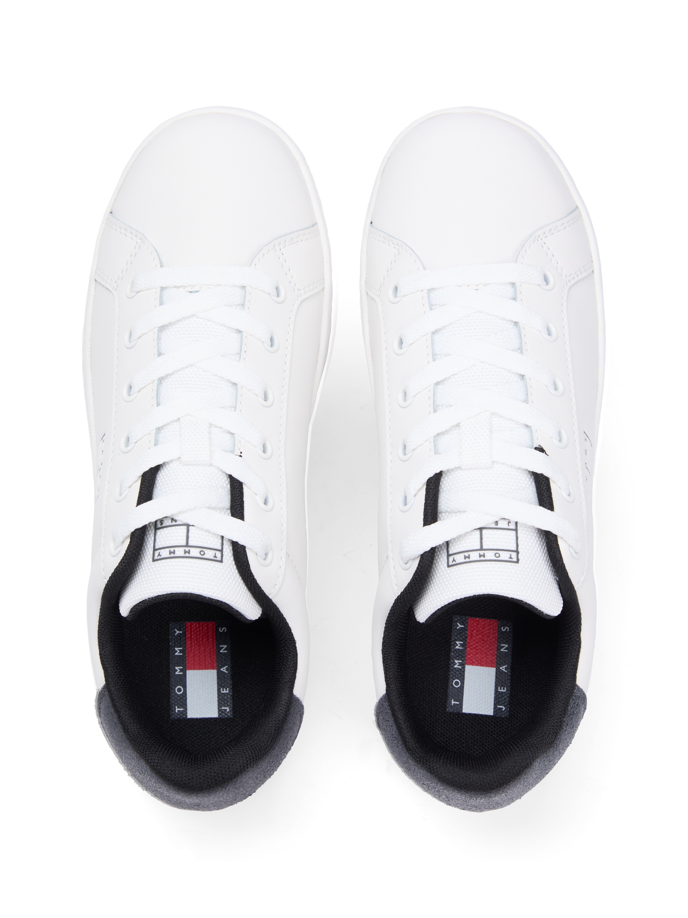 Tommy Jeans Plateausneaker »TJW FLATFORM ESS MU«  , Freizeitschuh, Halbschuh, Schnürschuh mit Kontrastbesatz