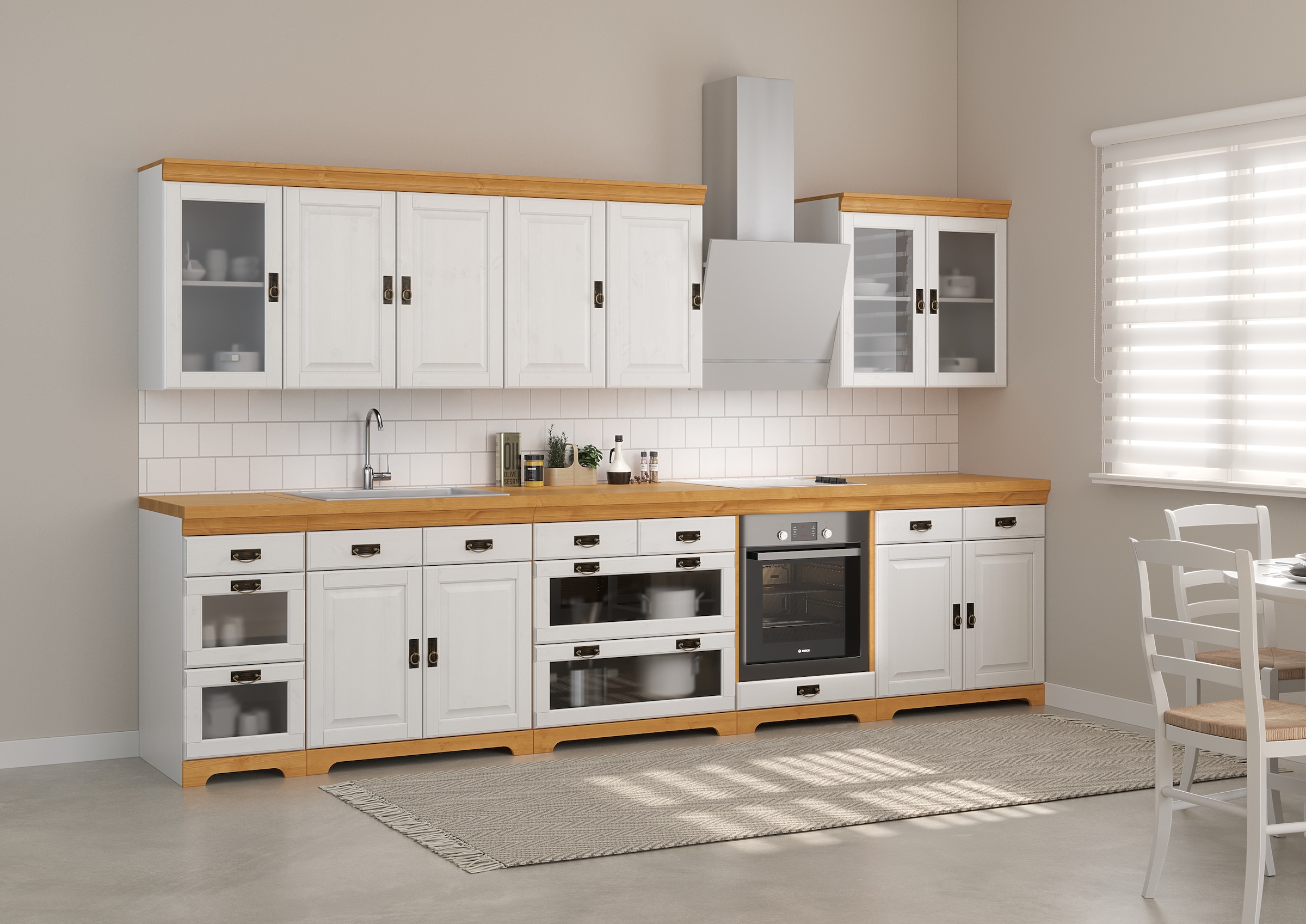 Home affaire Hängeschrank »Rügen«, Breite 40 cm, FSC® zertifiziertes Massivholz, 1 Tür, 1 Einlegeboden