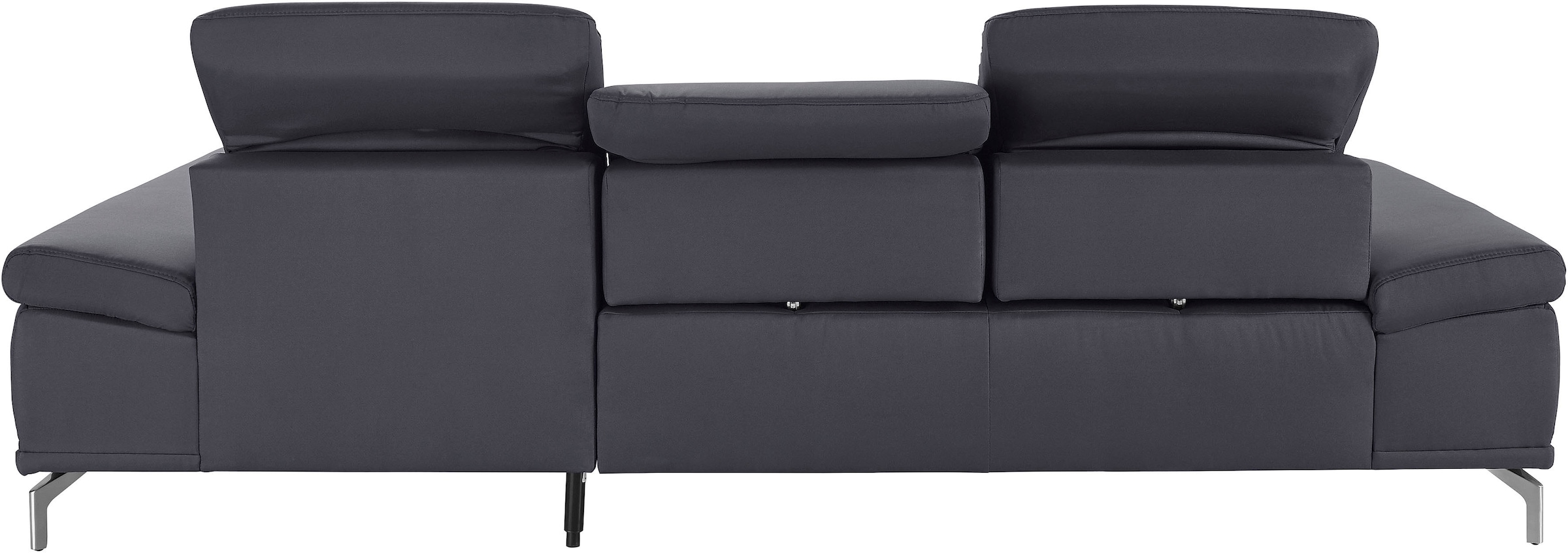 PLACES OF STYLE Ecksofa »Caluna« Inkl.Sitztiefenverstellung, wahlweise mit Kopf- und Armteilverstellung