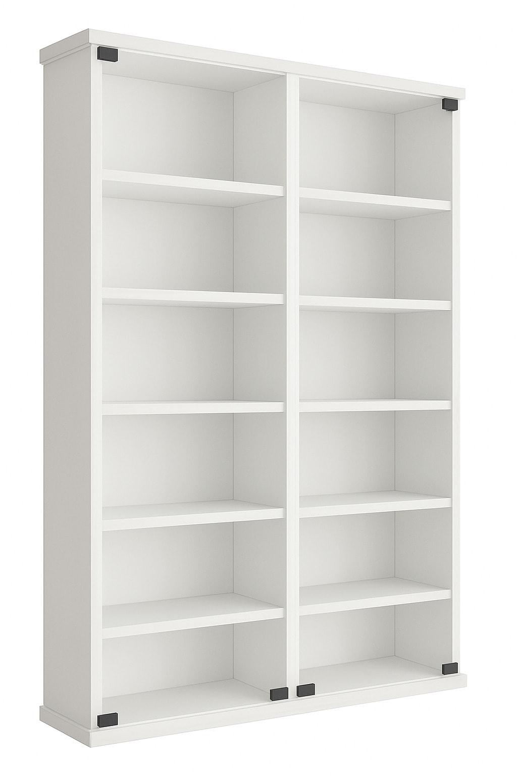 VCM Media-Regal »Holz CD DVD Wandregal Schrank Zuntisa Glastür« 1 Stk. tlg.