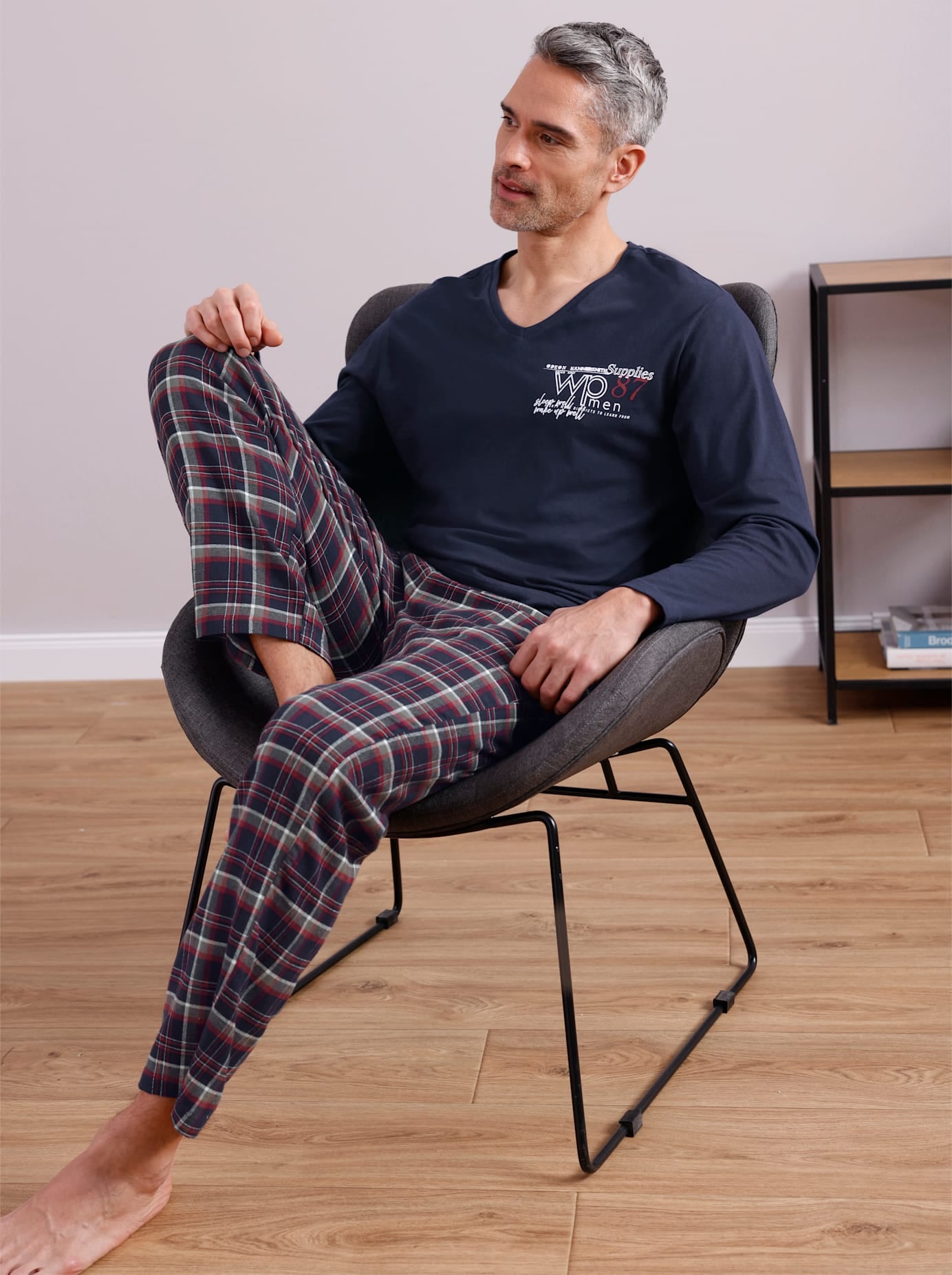 wäschepur Pyjamaoberteil »Schlafanzug-Shirt« 1