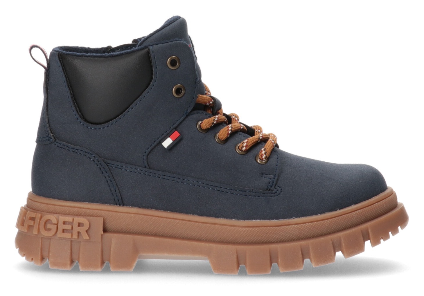 Tommy Hilfiger Schnürboots, Winterstiefel, Schnürstiefel, Boots mit dicker Profil Laufsohle