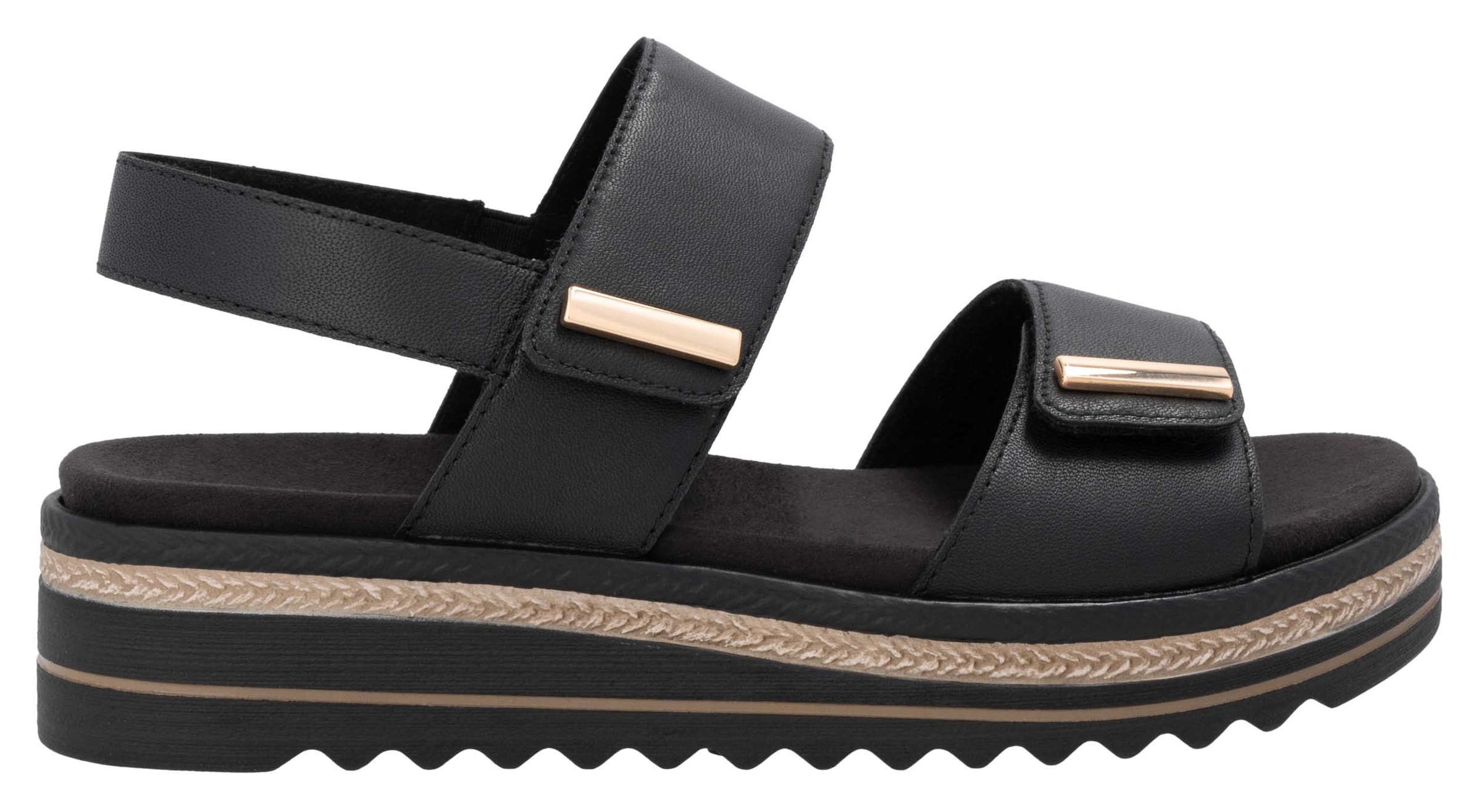 Remonte Keilsandalette, Riemchensandale, Bequemschuh mit Schmuckelementen
