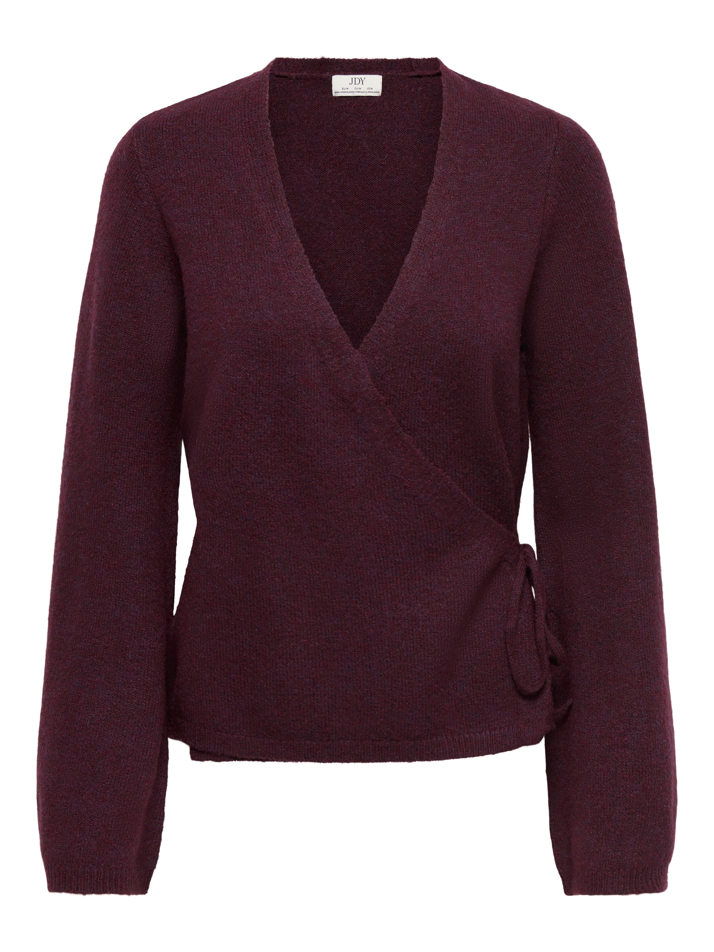 JDY Strickjacke »JDYSUPER BECKY L/S WRAP CARDI KNT NOOS« Materialmix