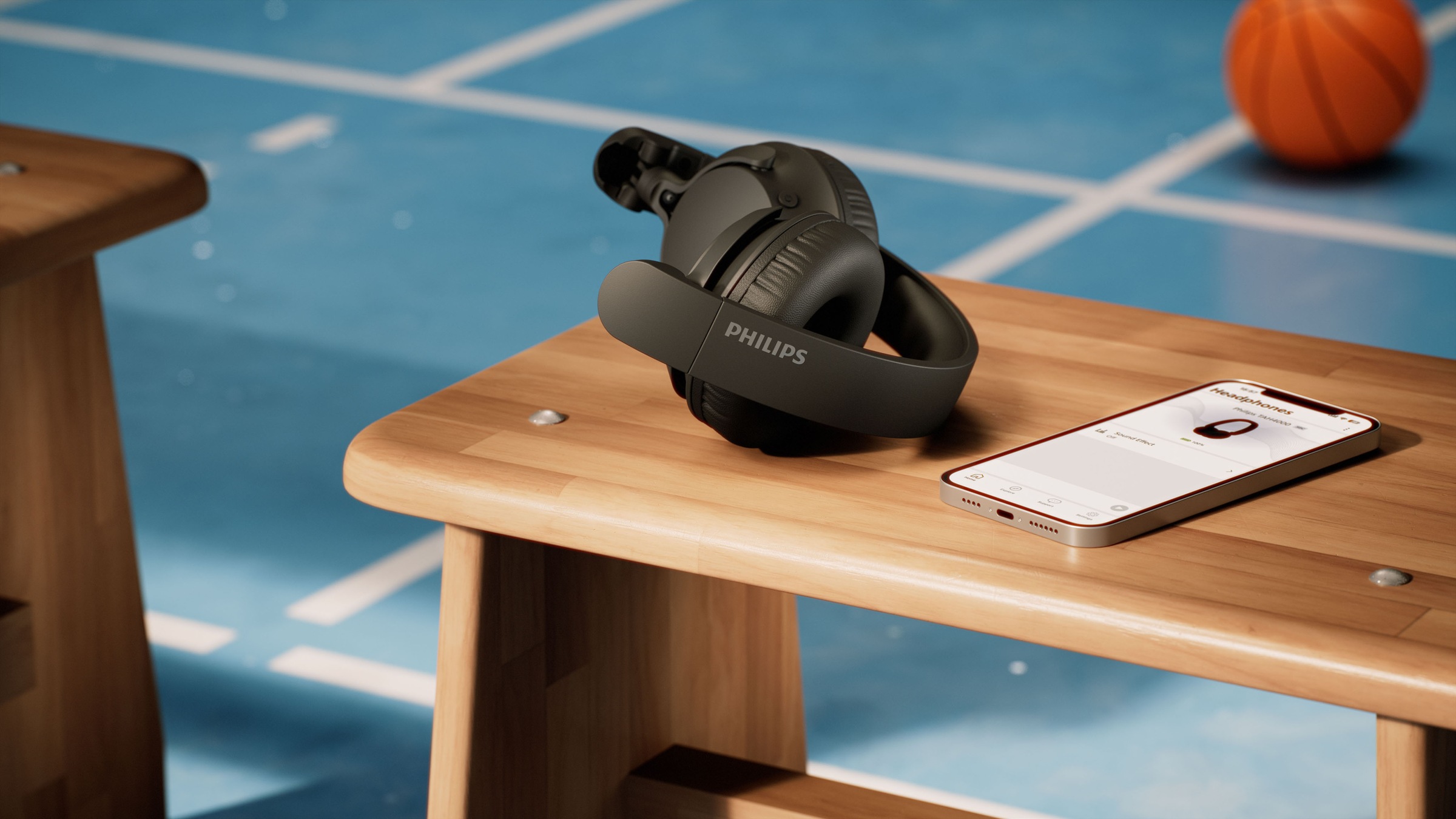 Philips On-Ear-Kopfhörer »TAH4500BK/00« Bluetooth Active Noise Cancelling (ANC)