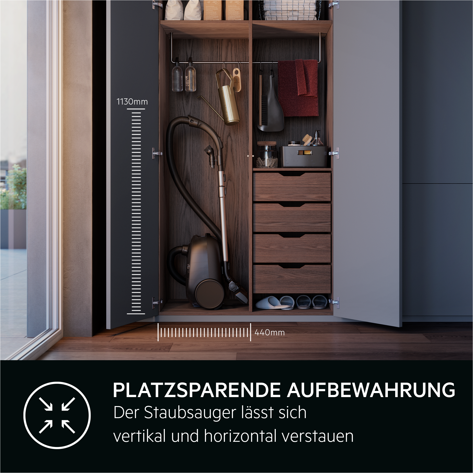 AEG Bodenstaubsauger »CLEAN 6000, hohe Saugleistung,«, 850 W, mit Beutel, inkl. Zusatzdüsen, 65 % Recyclingkunststoff