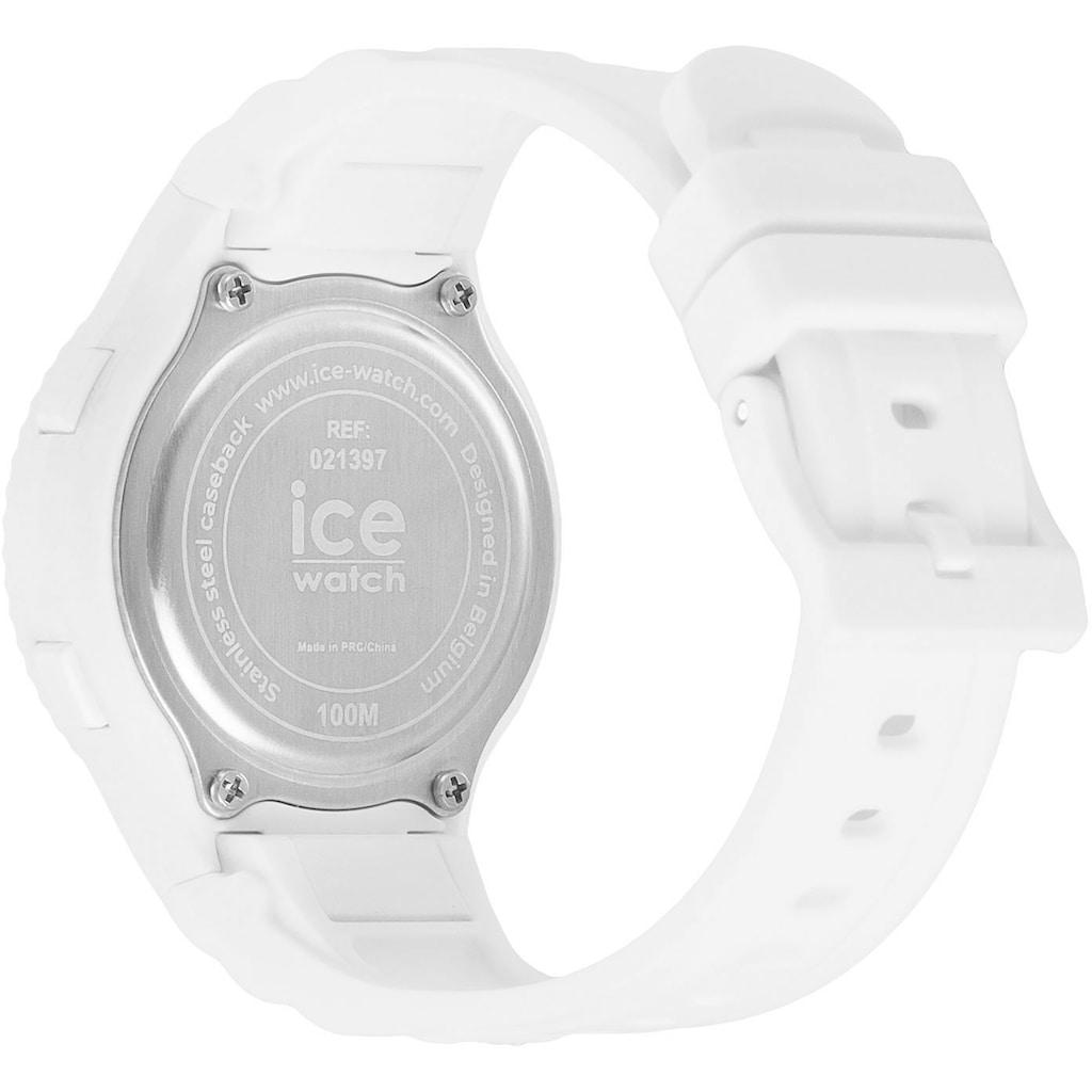 ice-watch Quarzuhr »ICE digit - Sunset rainbow - White - Small, 021397«