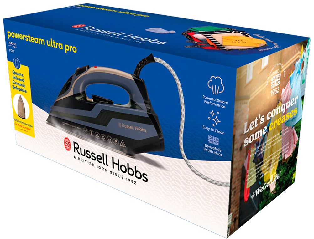 RUSSELL HOBBS Dampfbügeleisen »28630-56, Selbstreinigung« 3100 W Keramik-Bügelsohle, 70g/min , 210g/ min Dampfstoß,