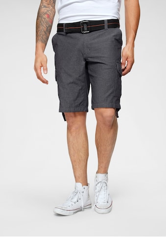 Cargoshorts, (Set, 2 tlg., mit abnehmbarem Gürtel)